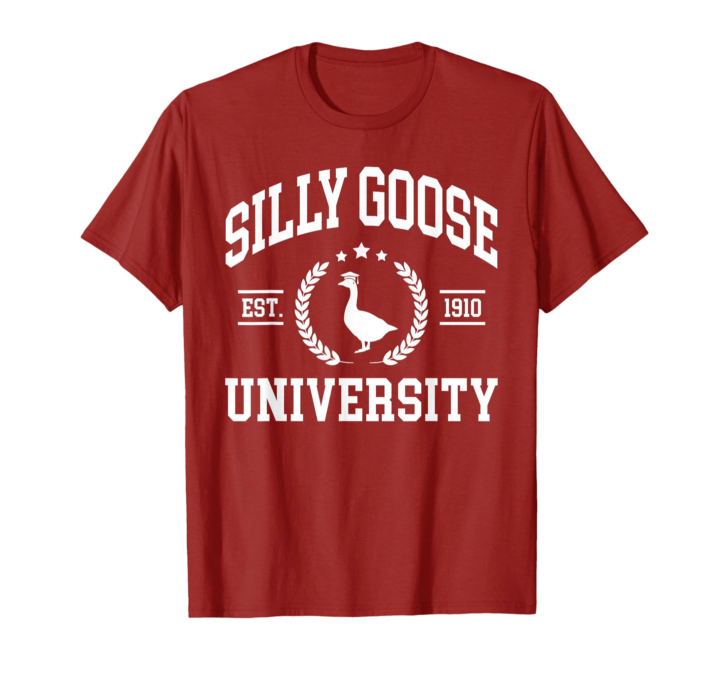Silly Goose University Shirt, Funny Shirts For Men T-Shirt