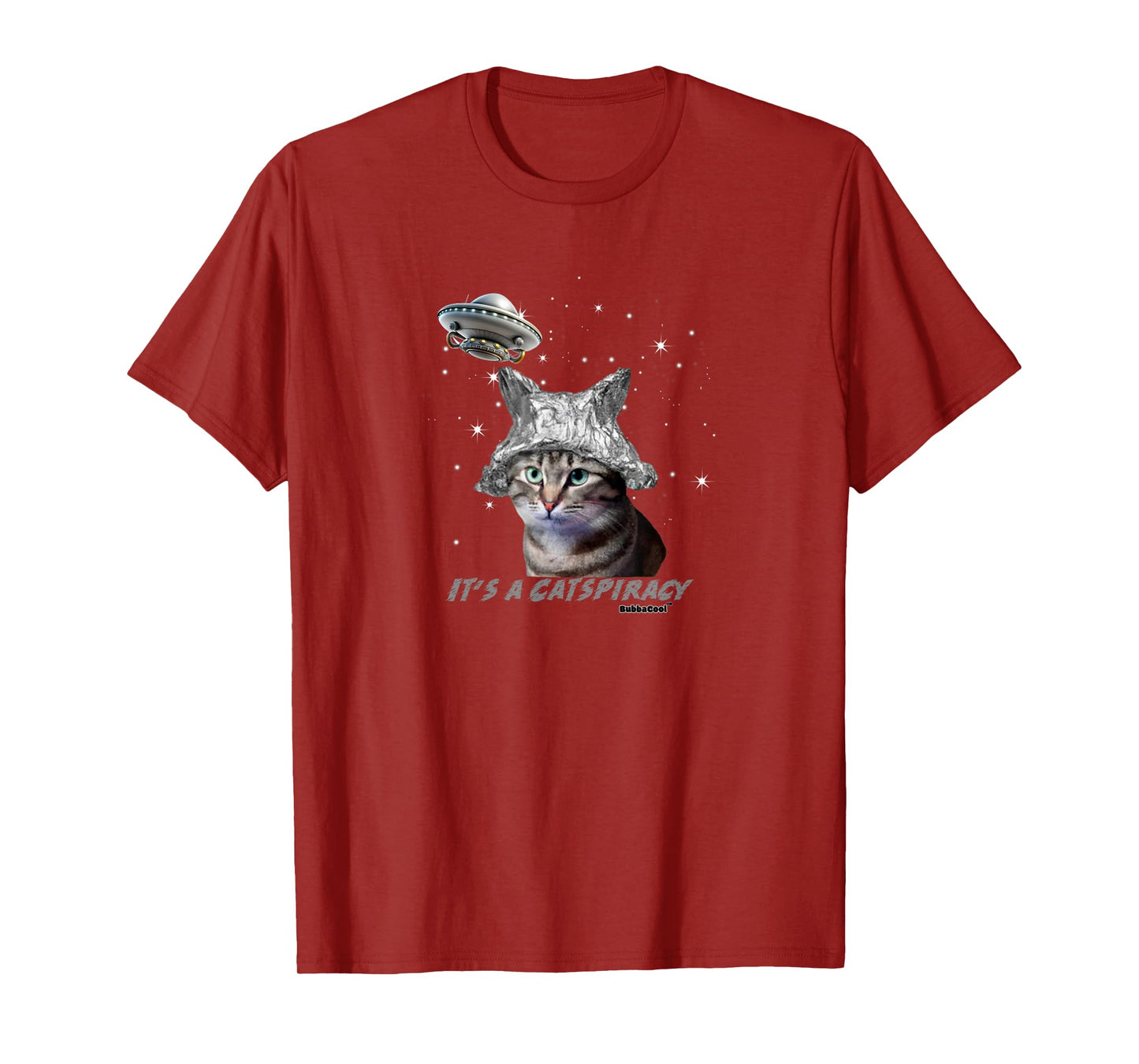 Funny Tinfoil Hat Cat Lover T-Shirt