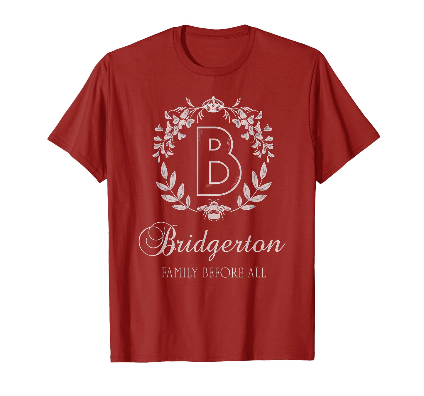 Bridgerton Family Before All Iconic Badge Big Chest Logo T-Shirt