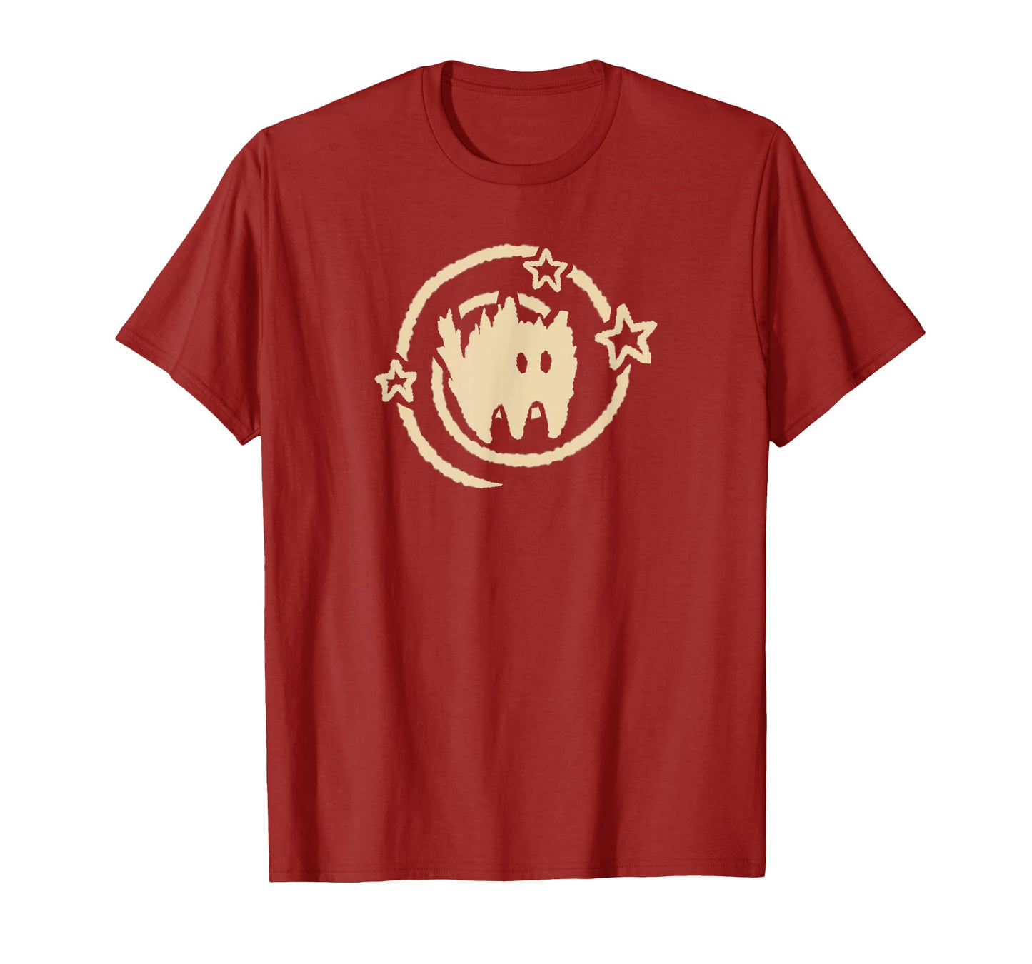 90s Y2K Scary Cat Tomcat Kitten is Scared under Starry Tail T-Shirt