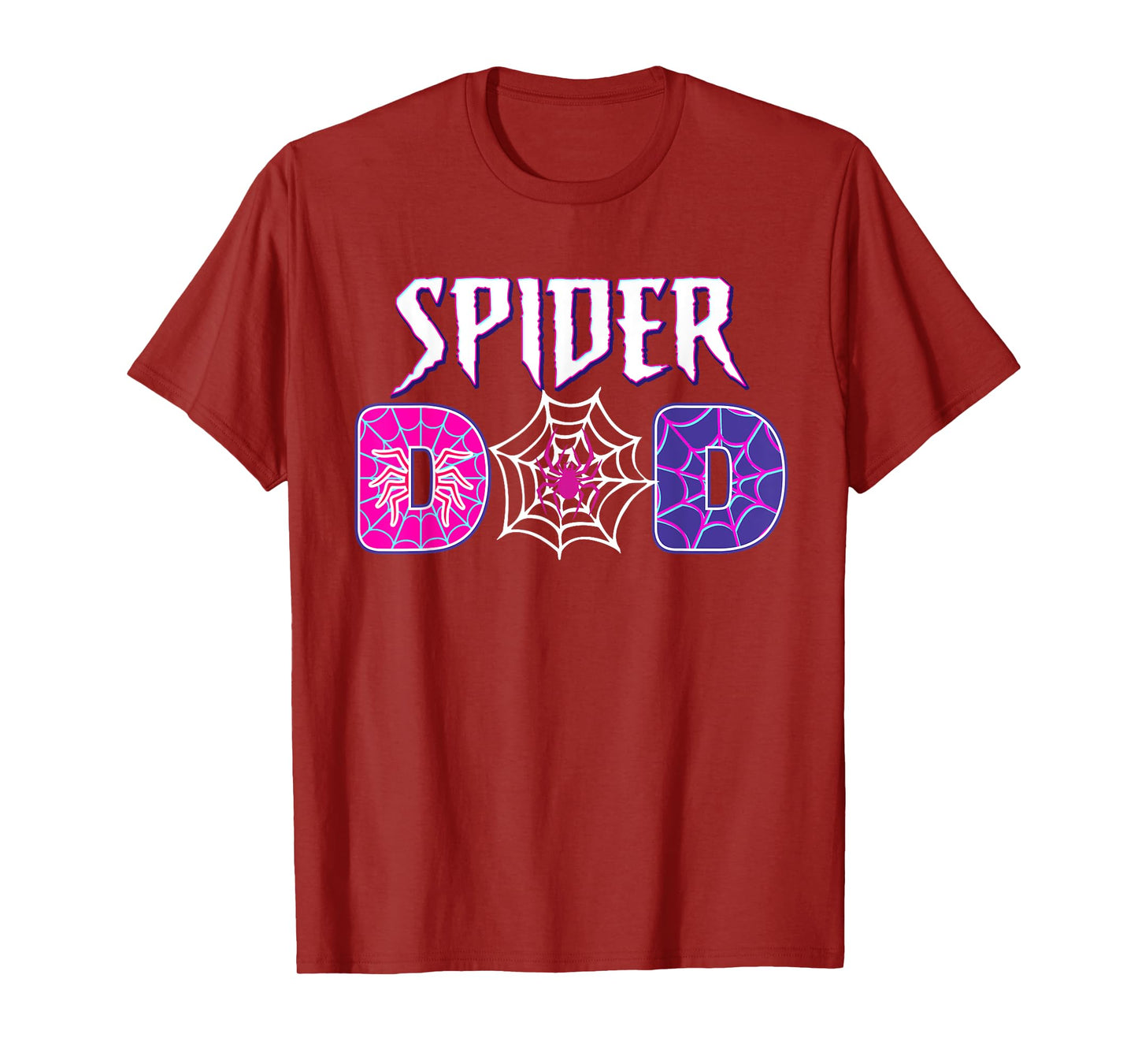 Funny Spider Dad Matching Family Birthday Father's Day T-Shirt
