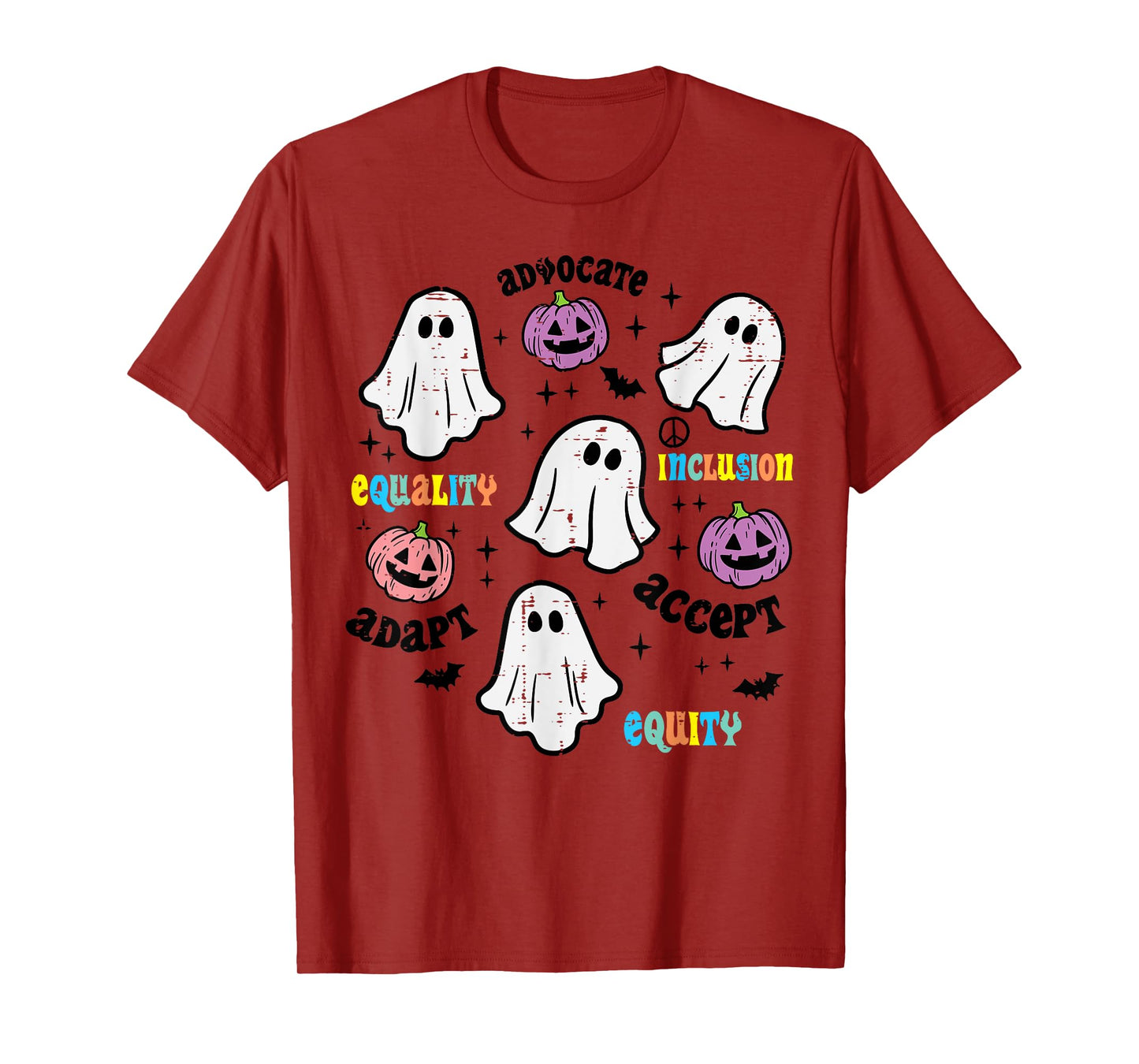 Halloween Advocate Equality Inclusion Costume Women Kids Men T-Shirt