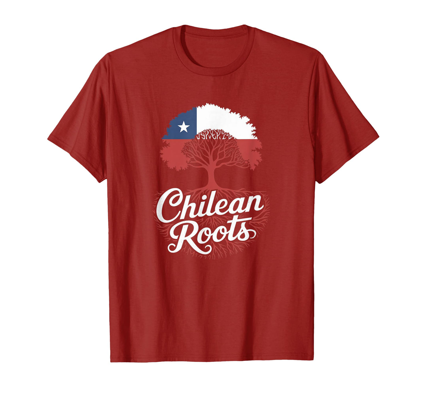 Chilean Roots - Chile Flag Colors Family Tree Souvenir T-Shirt