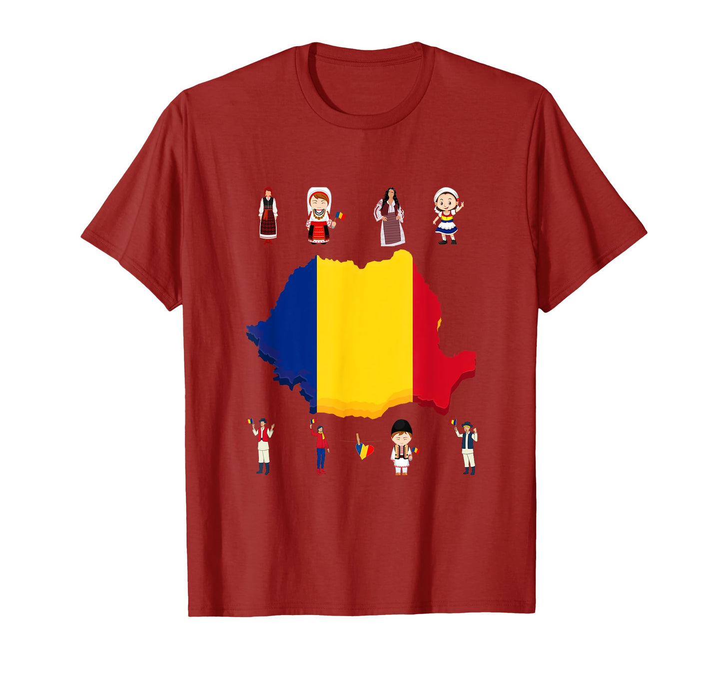 Traditional Romanian Family For Men and Woman T-Shirt