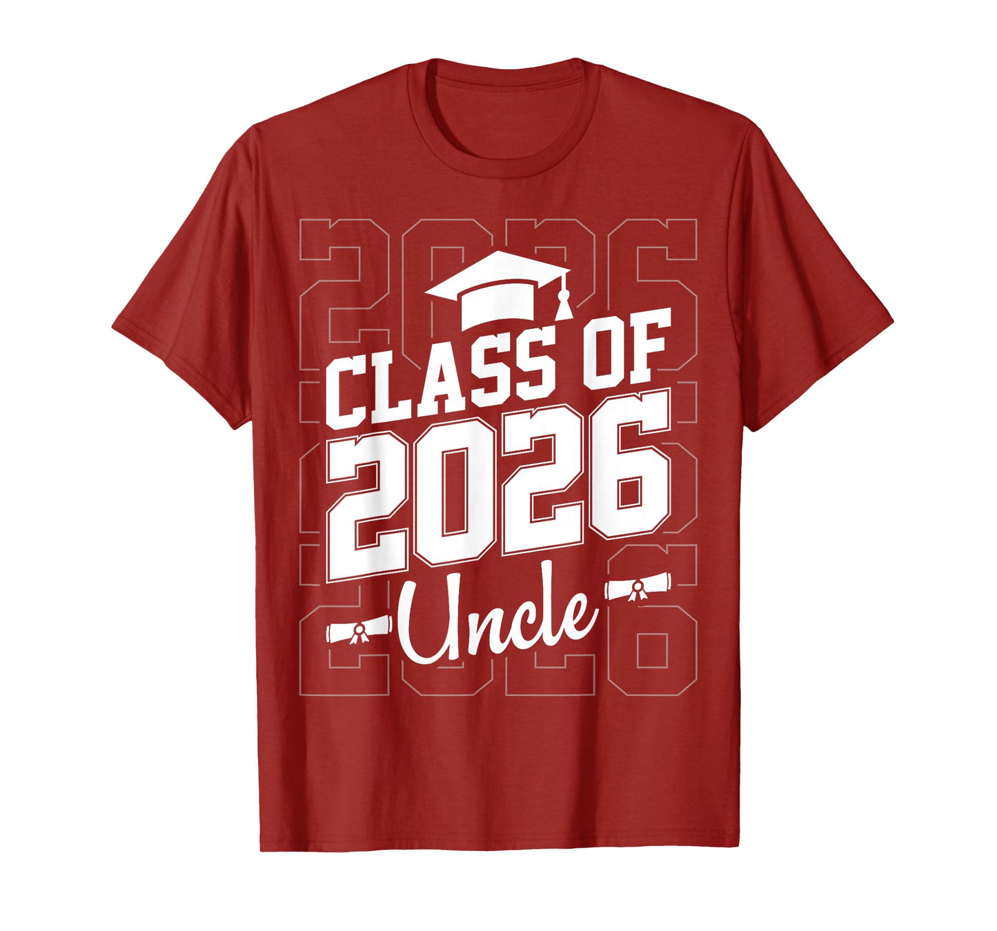 Proud Uncle Class of 2026 Graduate Senior Graduation Uncle T-Shirt
