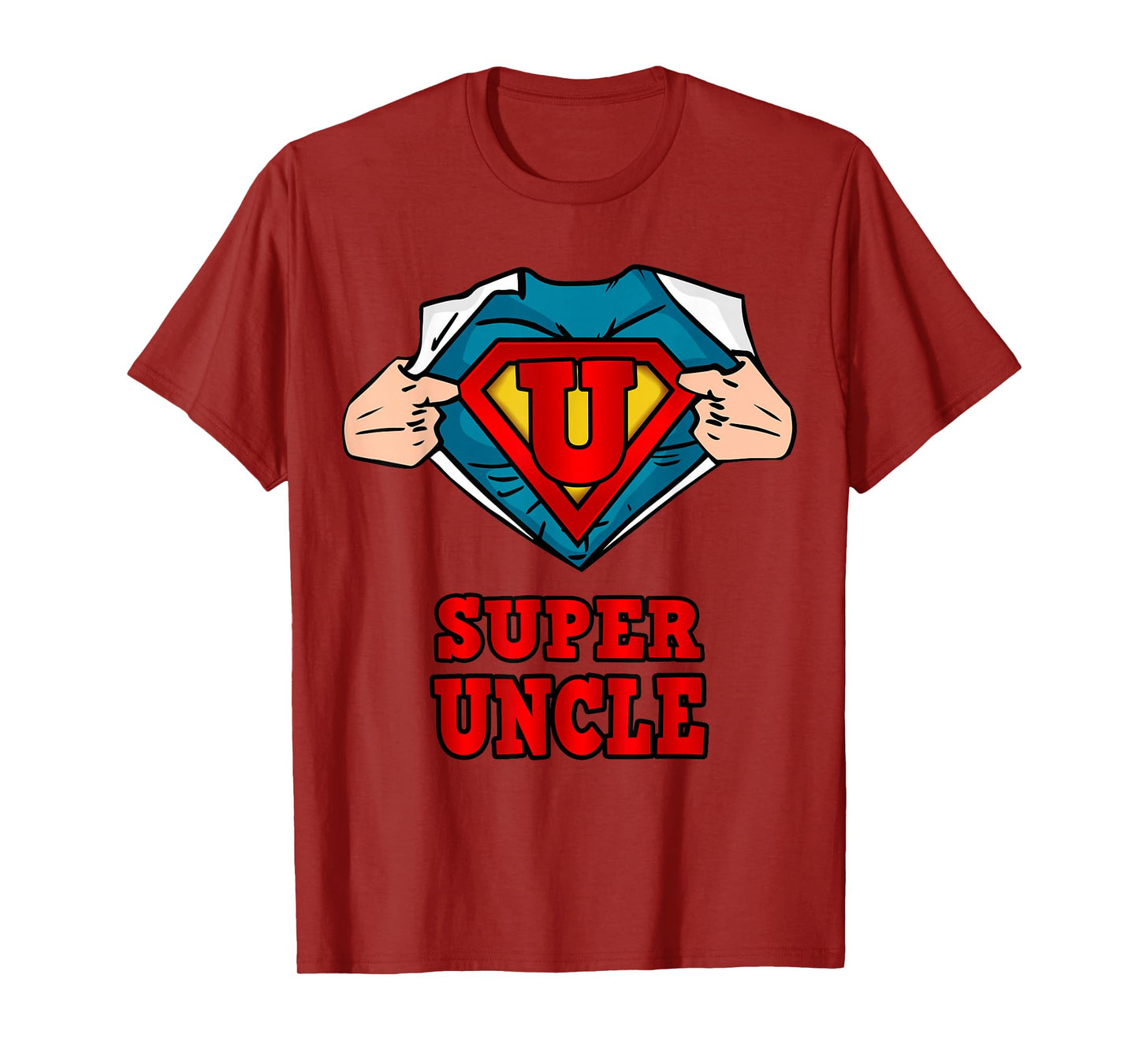 Super uncle Superhero - Great gift from niece and neph T-Shirt