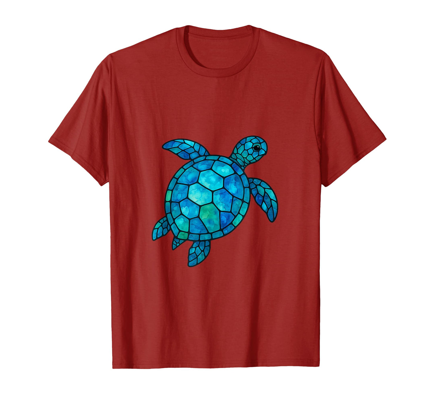 Sea Turtle Mosaic Ocean Animal Save The Turtles Gifts T-Shirt
