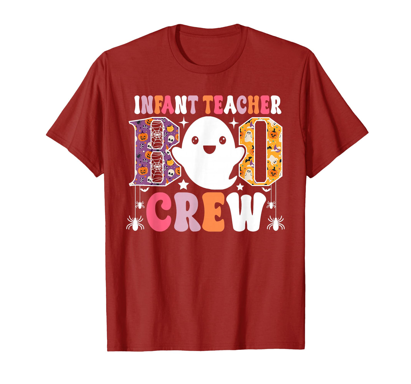 Infant Teacher Boo Crew Funny Halloween Costume T-Shirt