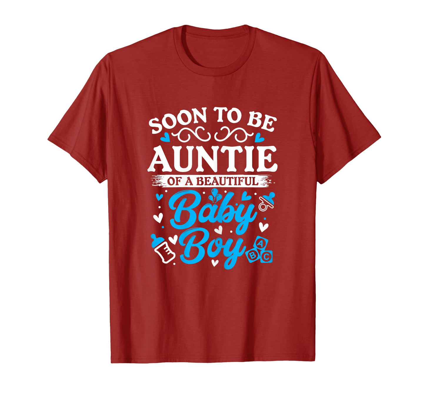 Soon to Be Auntie of a Beautiful Baby Boy Baby Shower T-Shirt