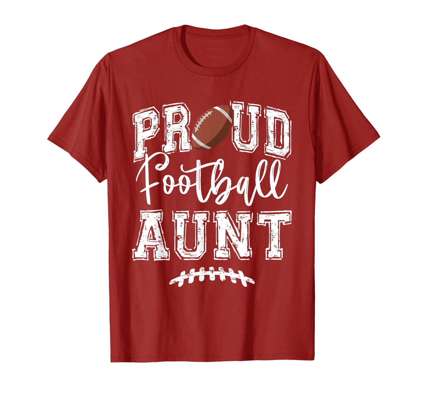 Proud Football Aunt Auntie Funny College That's My Nephew T-Shirt