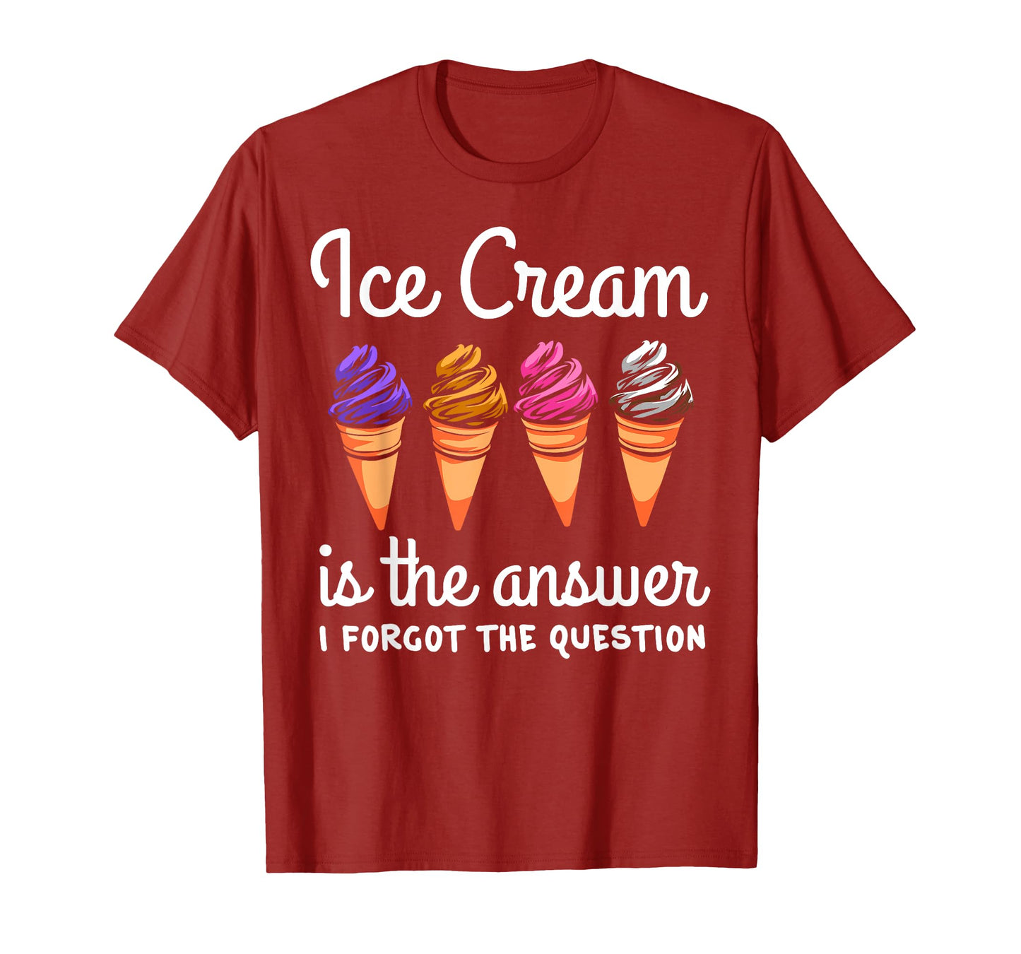 Cool Ice Cream Costume for Men Women Dessert Ice Cream Lover T-Shirt