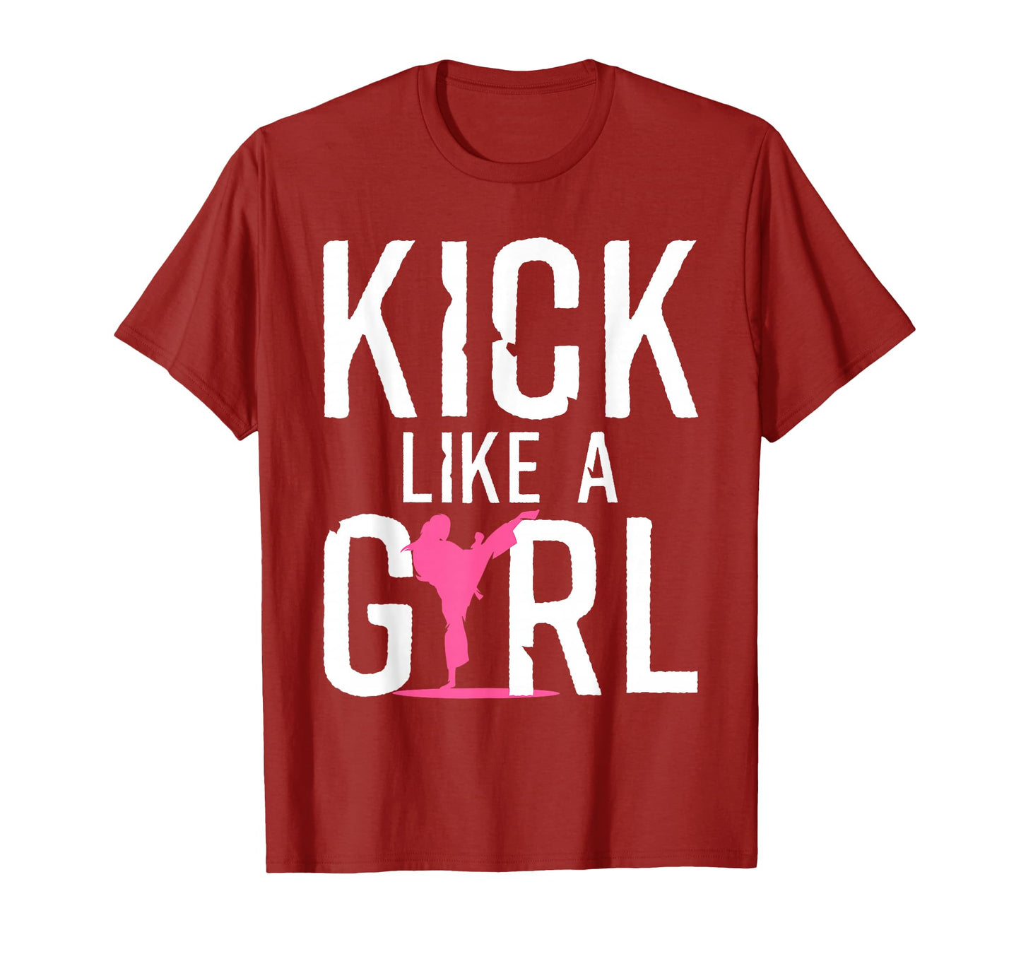 Cool Karate Gift Kickboxing Karate Lover Taekwondo Cute Karate Design For Girls Women Kids Martial Arts Kung Fu T-Shirt Black