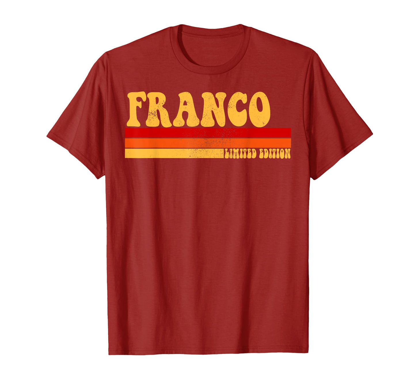 FRANCO Name Personalized Idea Men Retro Vintage FRANCO T-Shirt