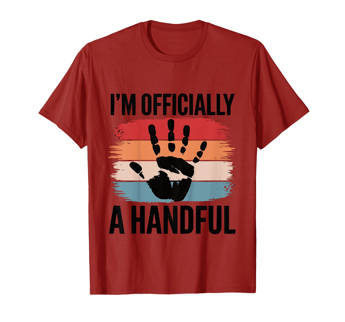 Kids Kids Birthday 5 Year Old Boy I'm Officially A Handful T-Shirt