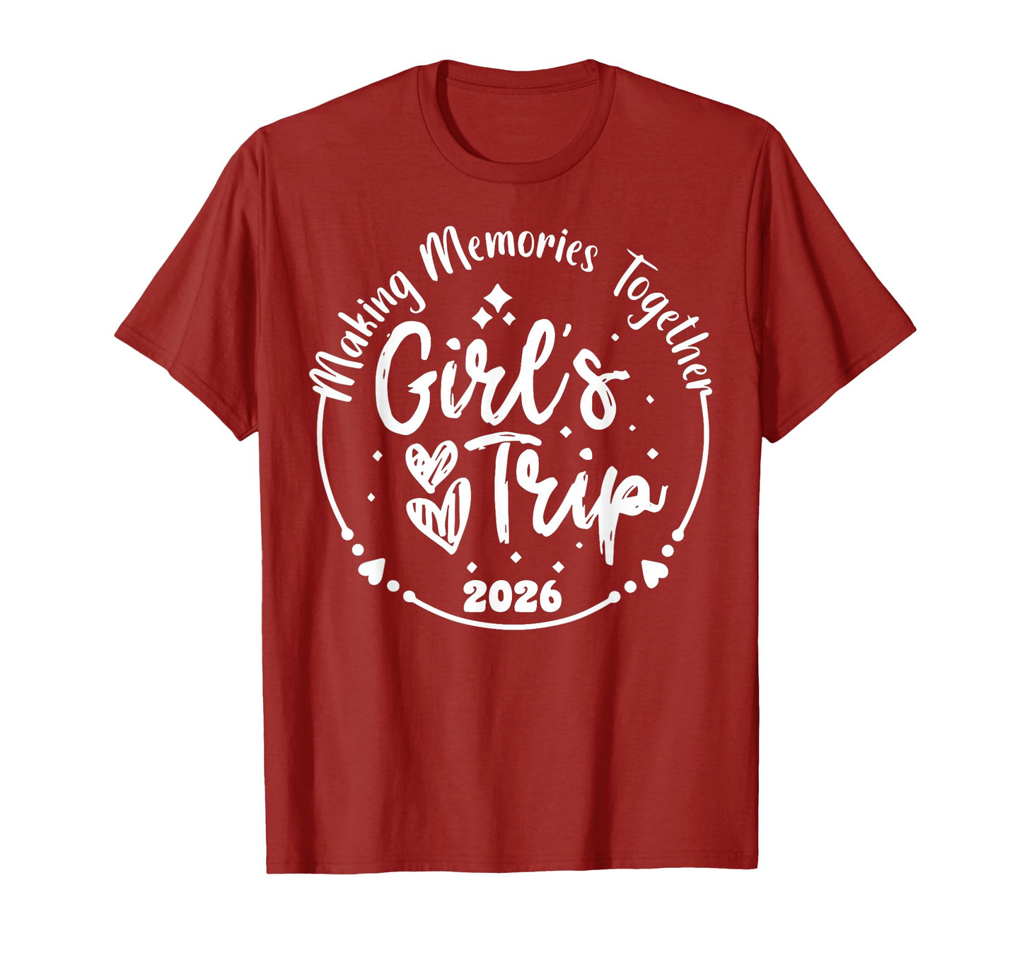 Girls Trip 2026 Cute Girls Weekend 2026 Summer Vacation T-Shirt