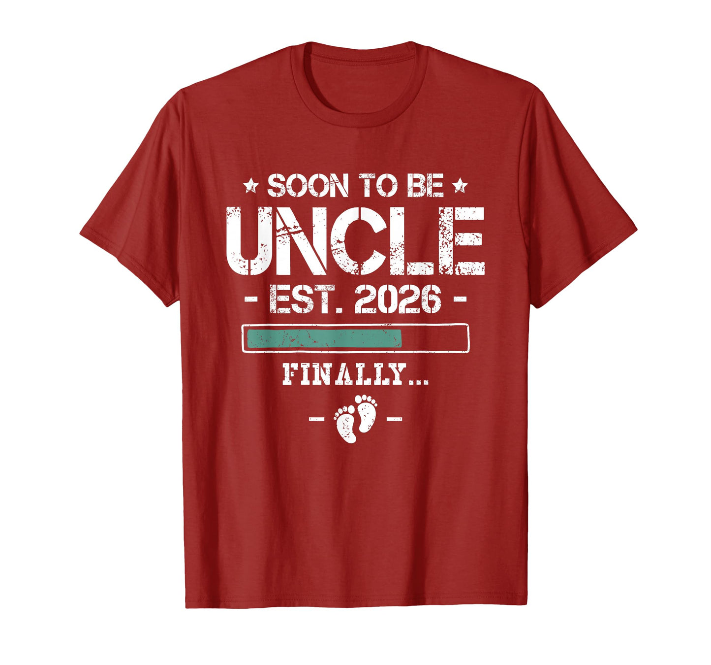 Soon to Be Uncle 2026 Funny Baby Reveal for Expecting Uncle T-Shirt