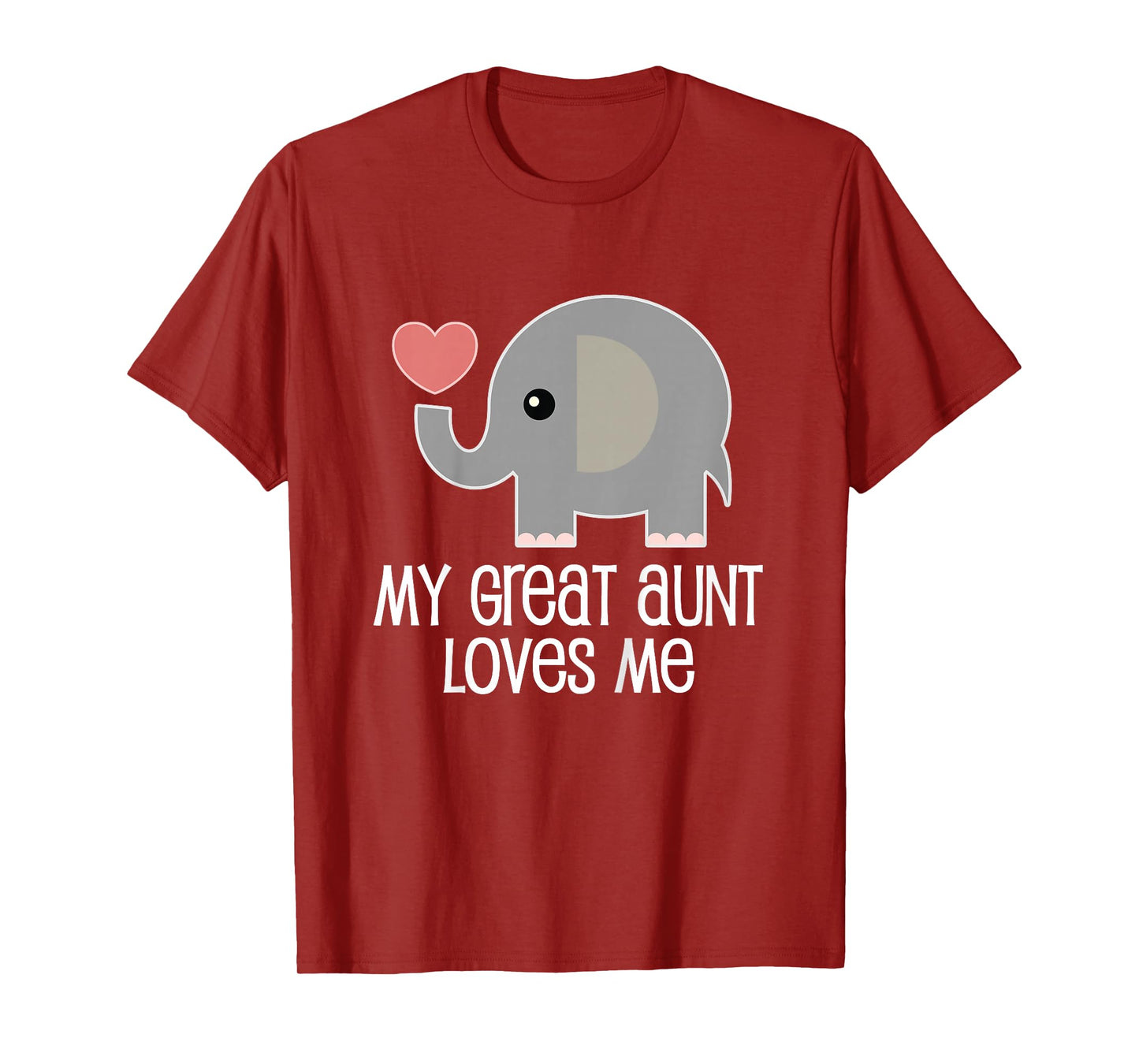 My Great Aunt Loves Me Elephant T-Shirt
