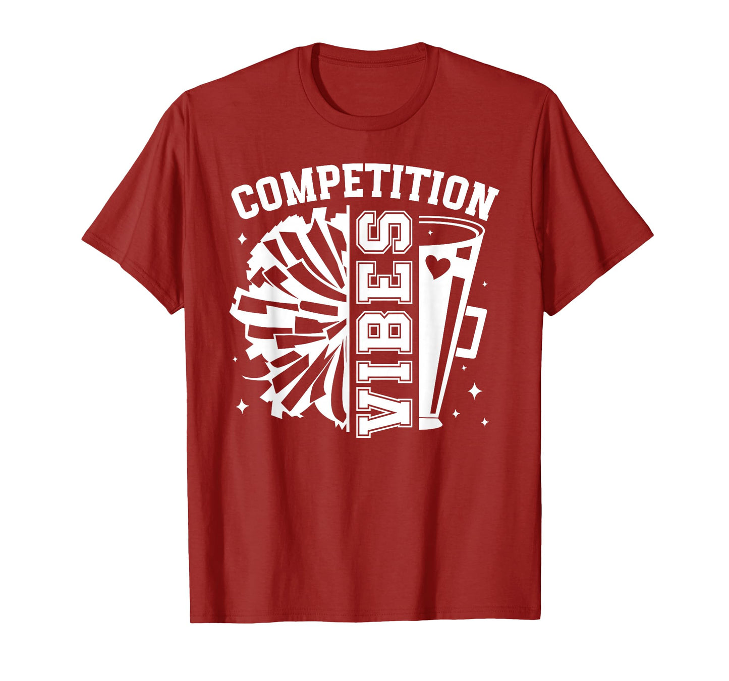 Competition Vibes Cheer Comp Day Cheerleader Competition Day T-Shirt