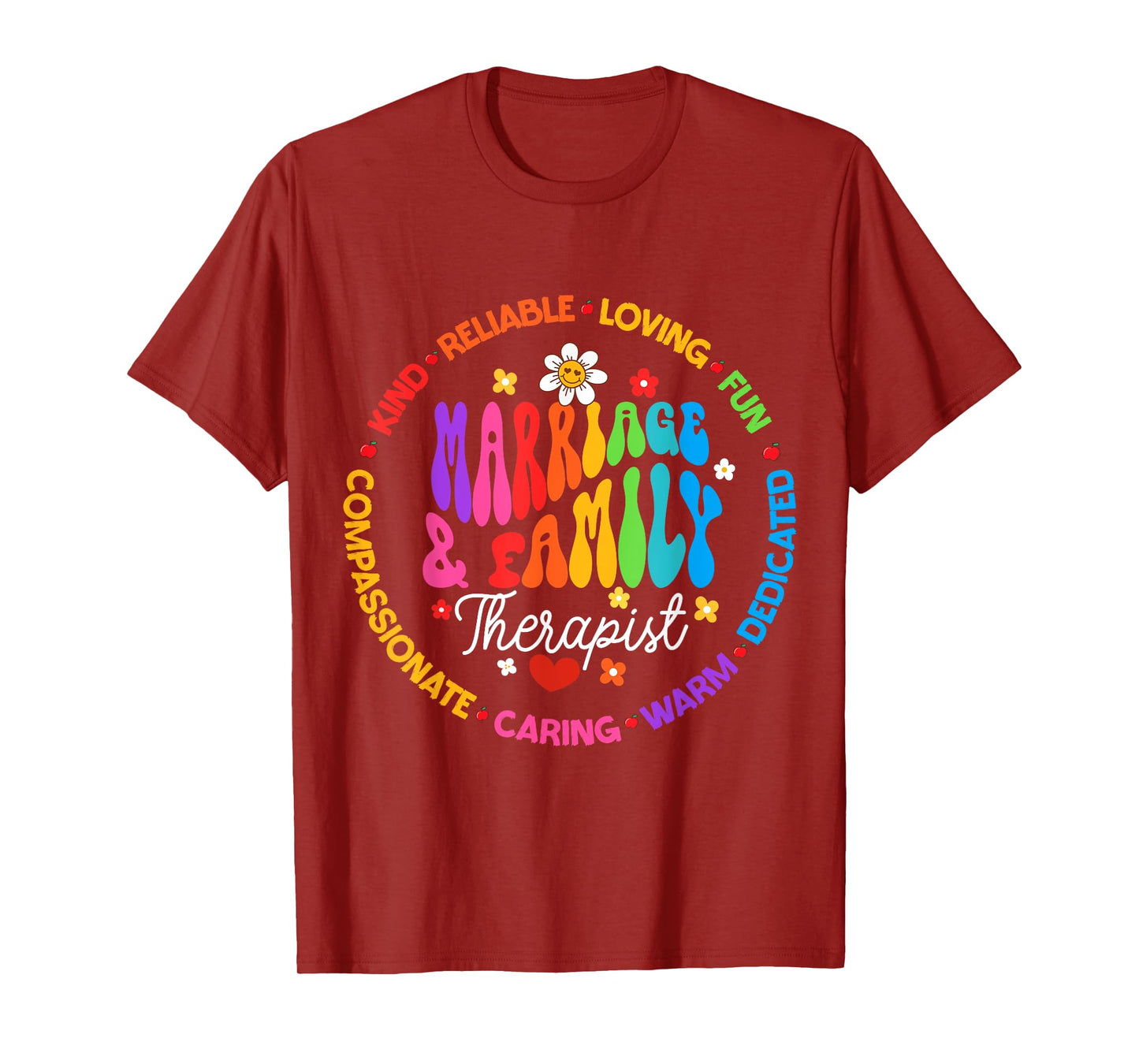 Groovy Marriage & Family Therapist Therapy LMFT Appreciation T-Shirt