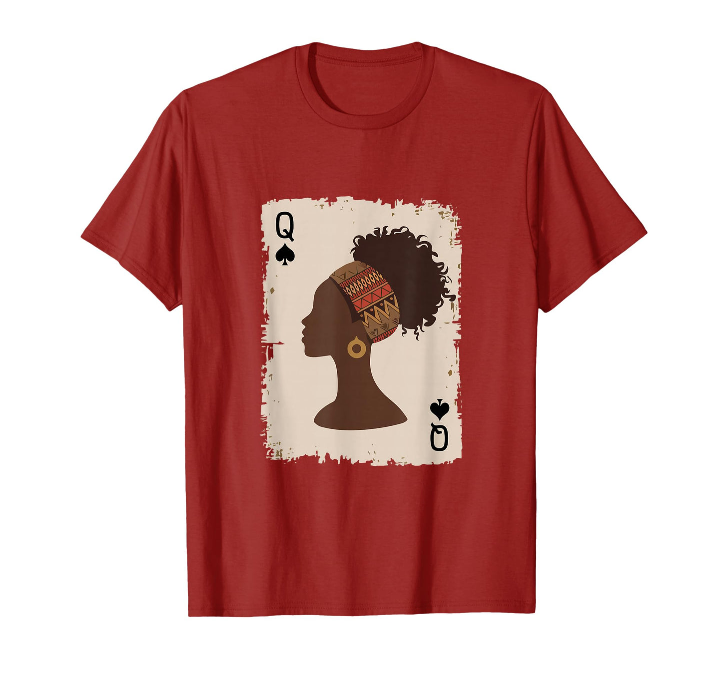 Black Queen Afro Dope Proud Melanin African American Woman T-Shirt