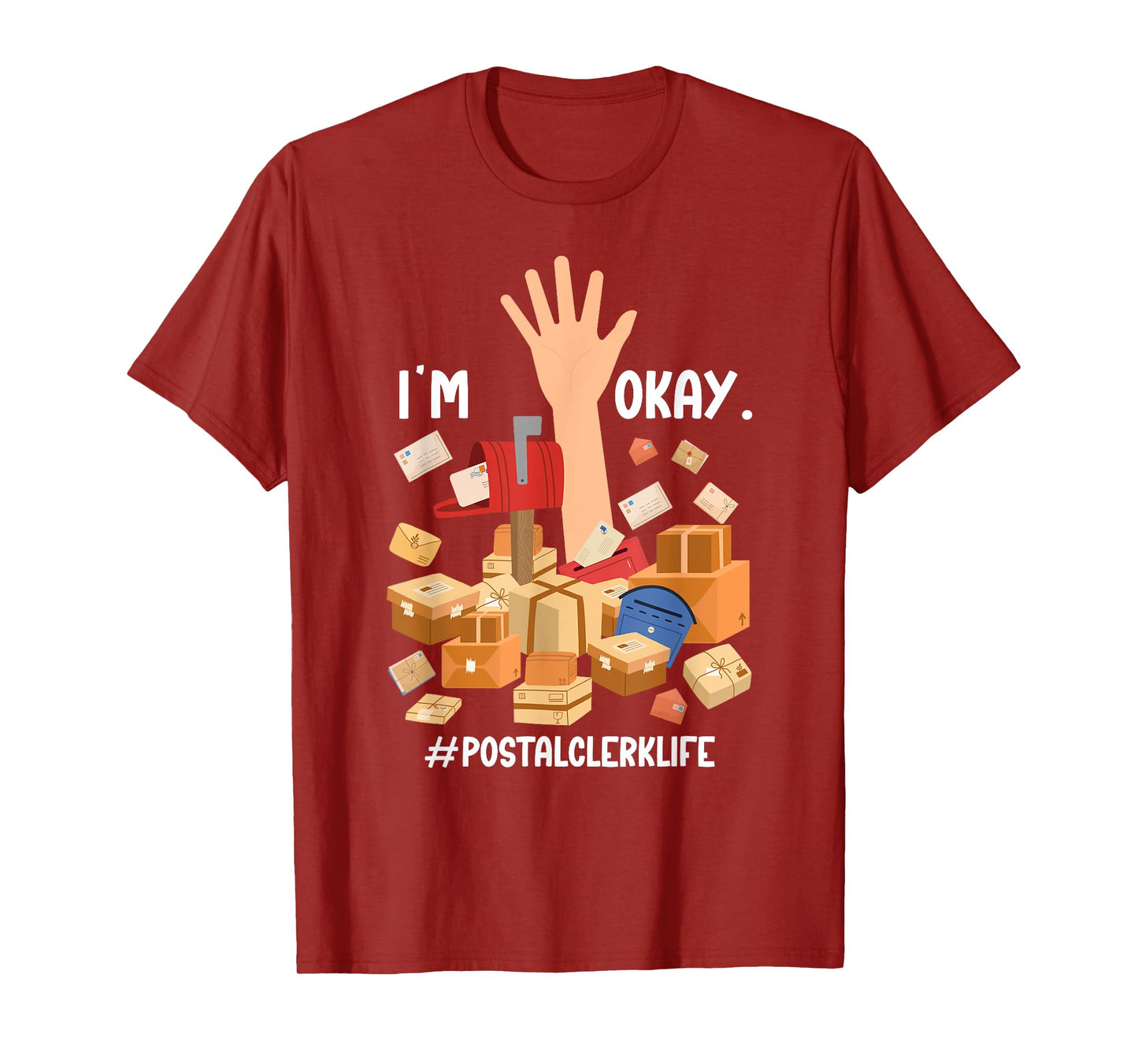 Postal Clerk Life Post Office Clerk Mail Clerk Postal Clerks T-Shirt