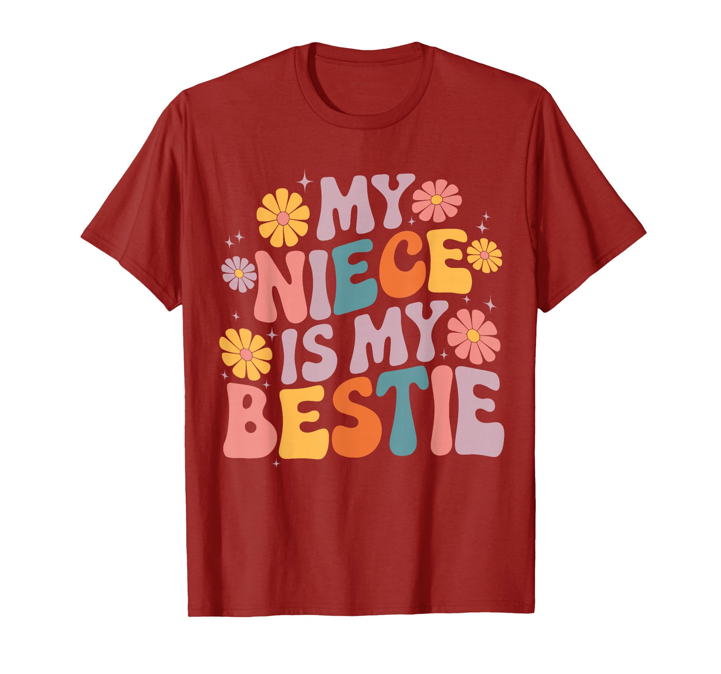 My Niece is My Bestie Auntie Niece matching Twinning Girls T-Shirt