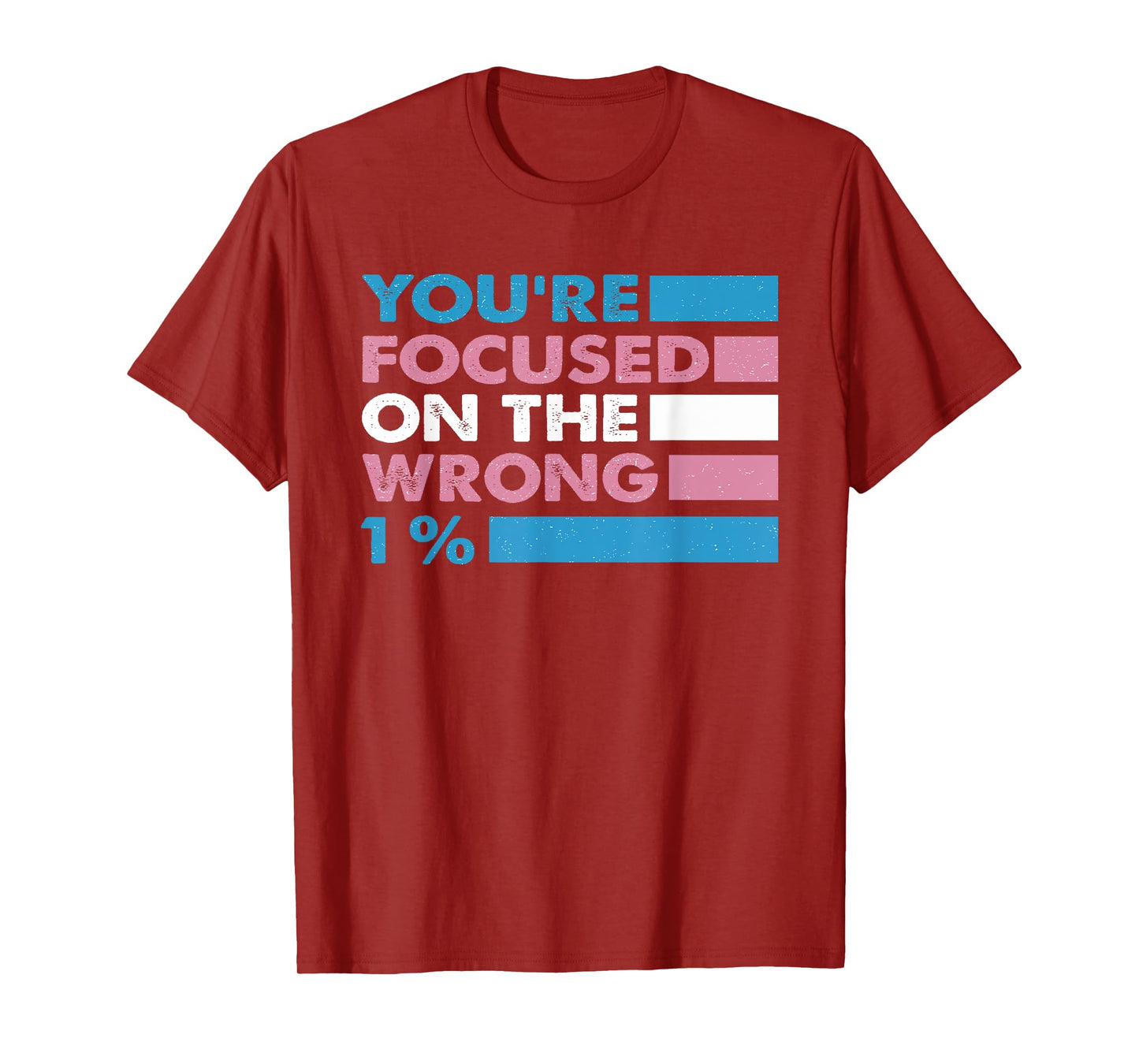 You're Focused On The Wrong 1% Bi Transgender LGBT Pride T-Shirt