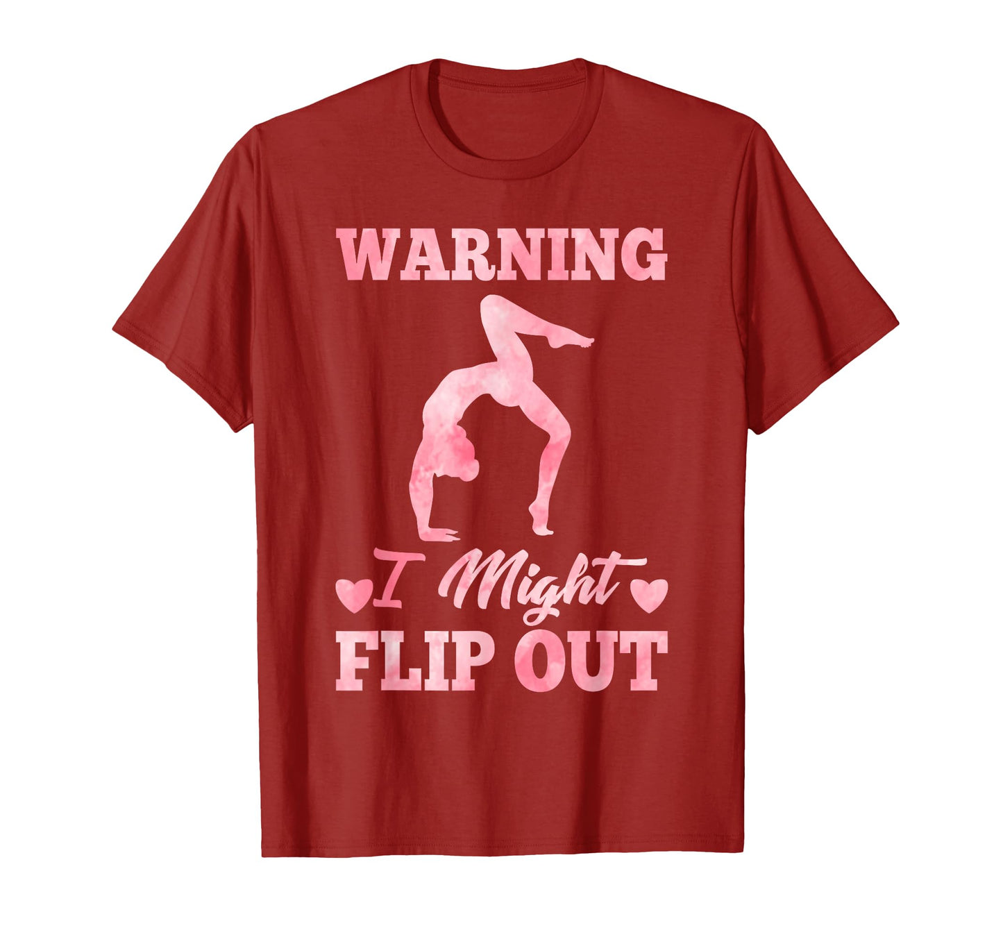 Cute Gymnastics Art for Girls Kids Women Tumbling Gymnast T-Shirt