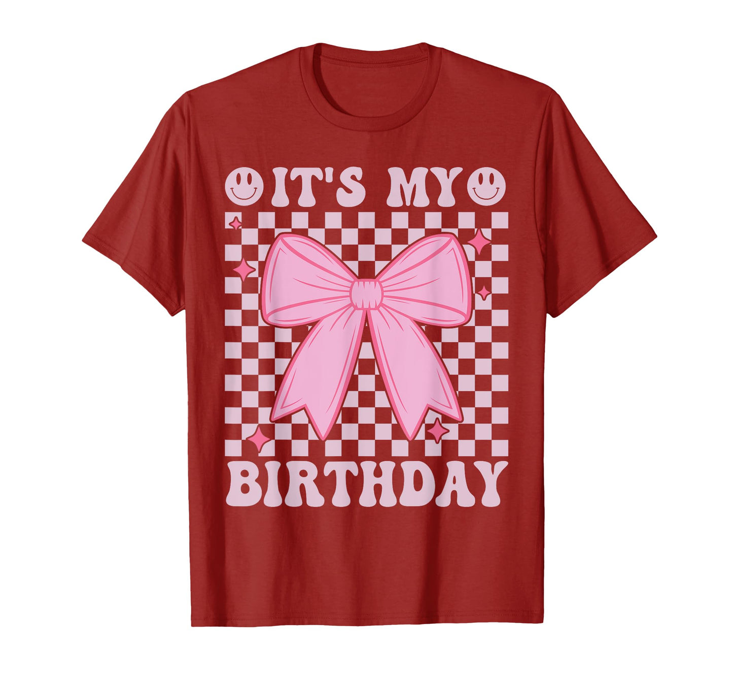 Birthday Girl Coquette Funny Birthday Girl Pink Coquette Bow T-Shirt