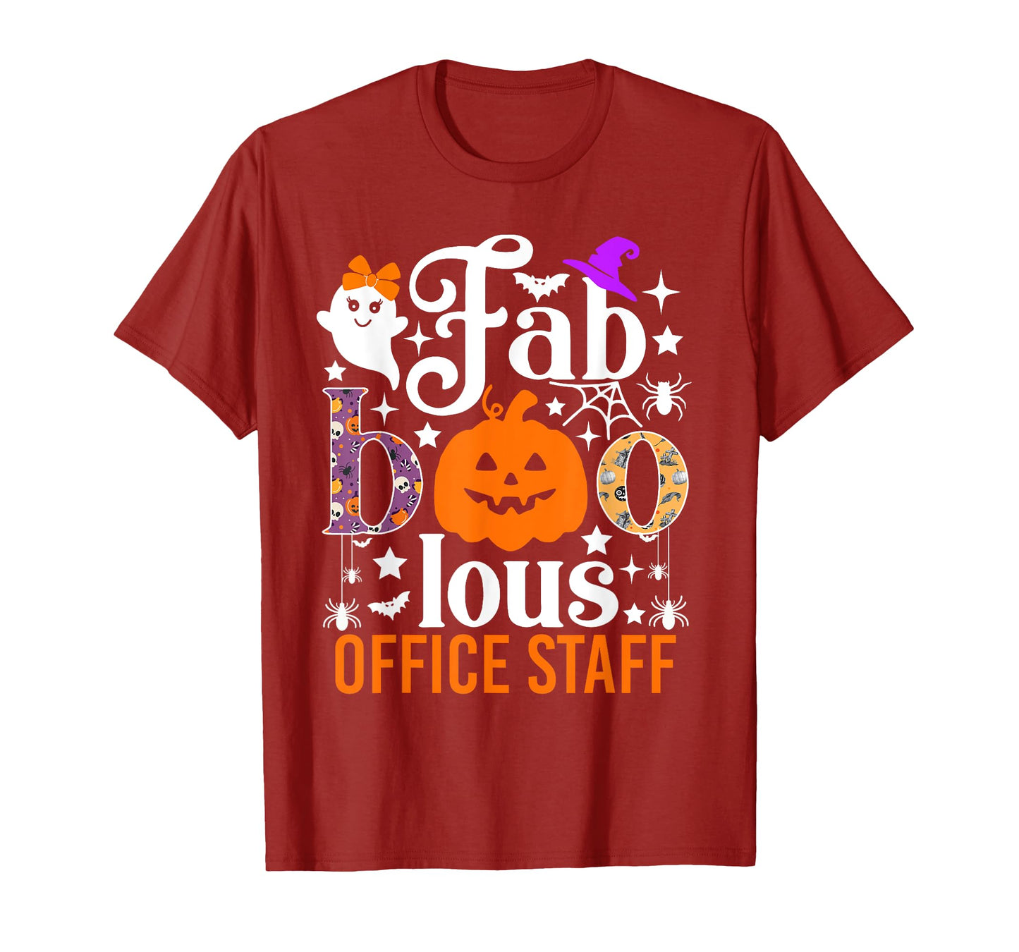 Fab Boo Lous Office Staff Shirt Funny Halloween Costume T-Shirt