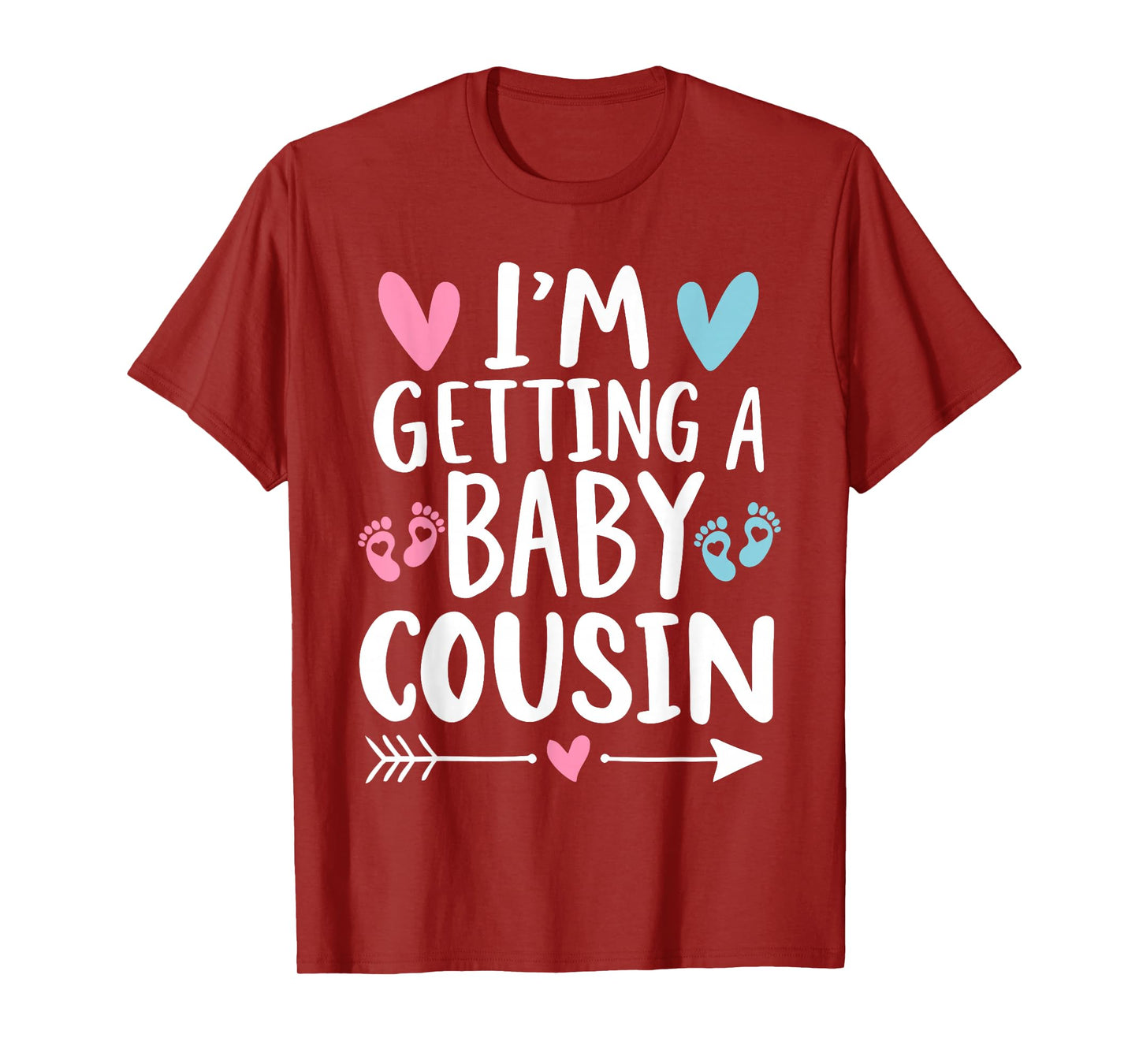 I'm Getting A Baby Cousin Cute Baby Pregnancy Announcement T-Shirt
