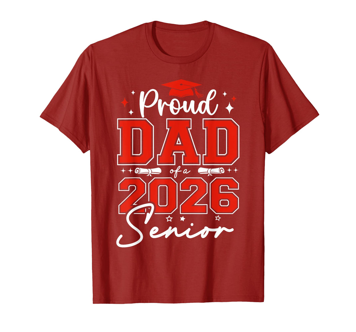 Senior 2026 Proud Dad of a 2026 Senior Graduate Graduation T-Shirt