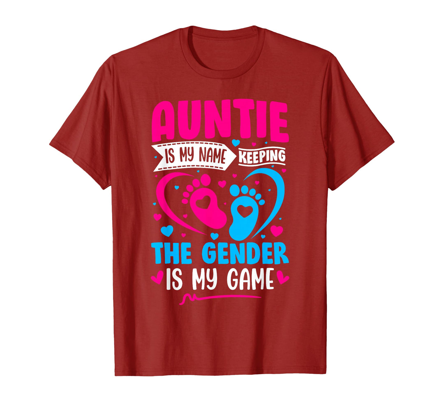 Gender Reveal Shirt Idea for a Keeper of The Gender Aunt T-Shirt