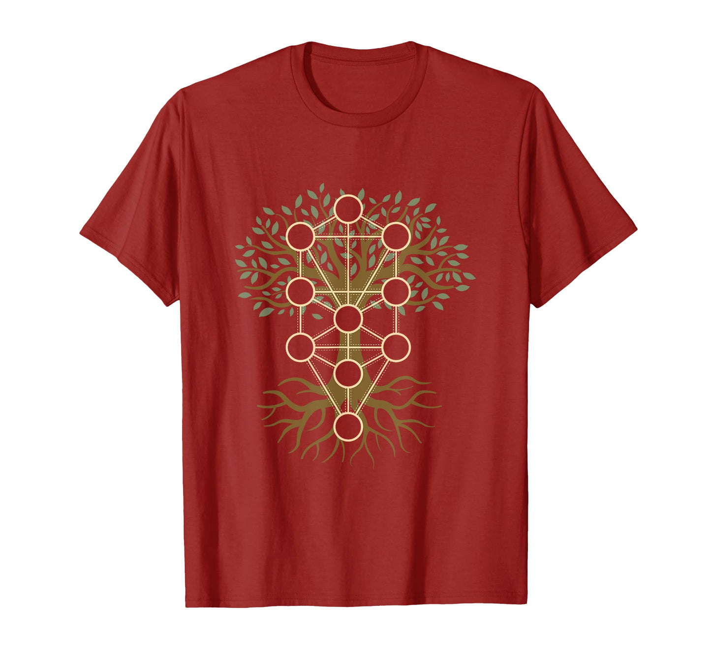 Kabbalah Tree of Life Esoteric Symbol Apparel T-Shirt