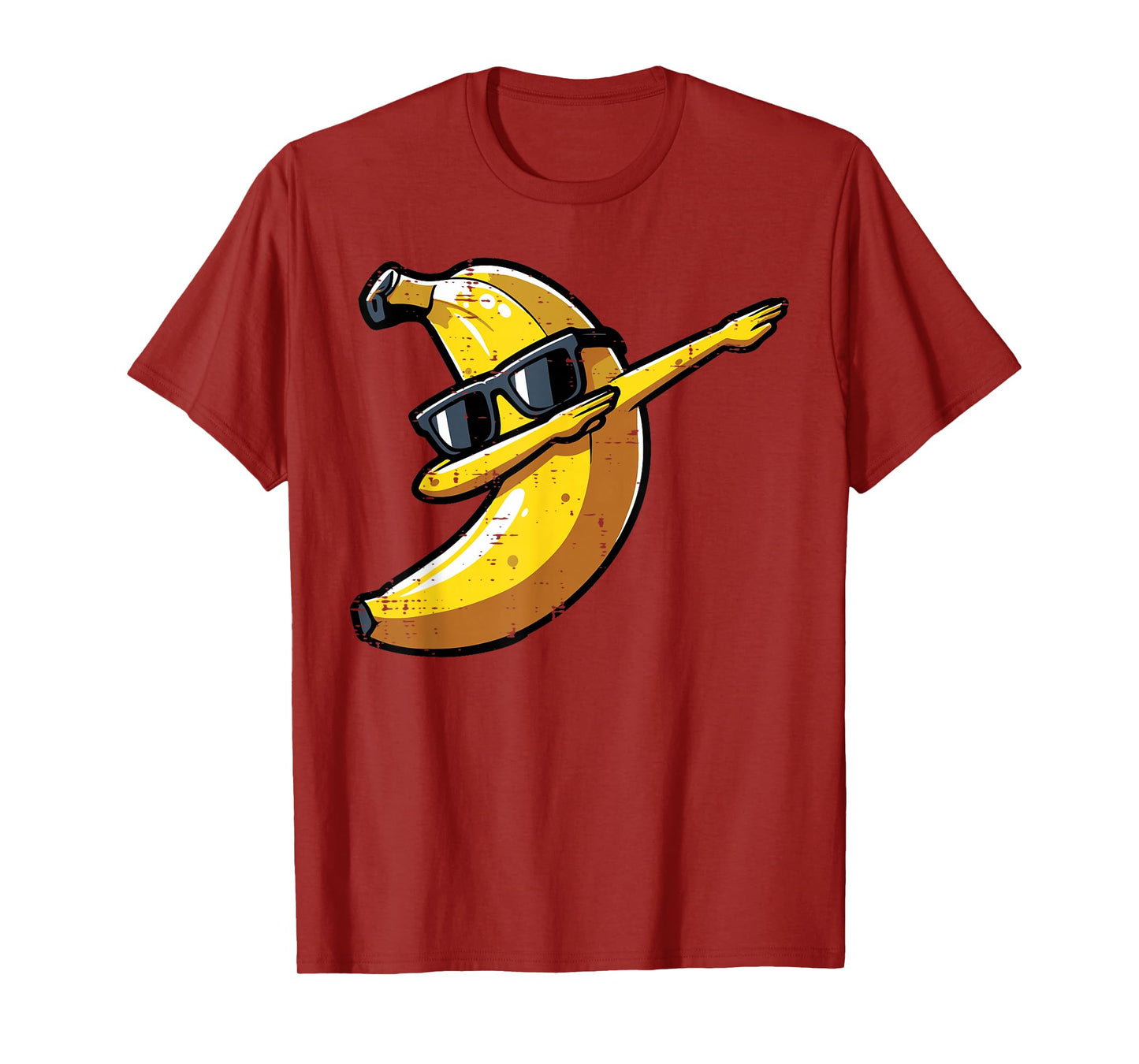 Banana Dab Sunglasses Cute Fruit Dance Boys Kids Men Women T-Shirt