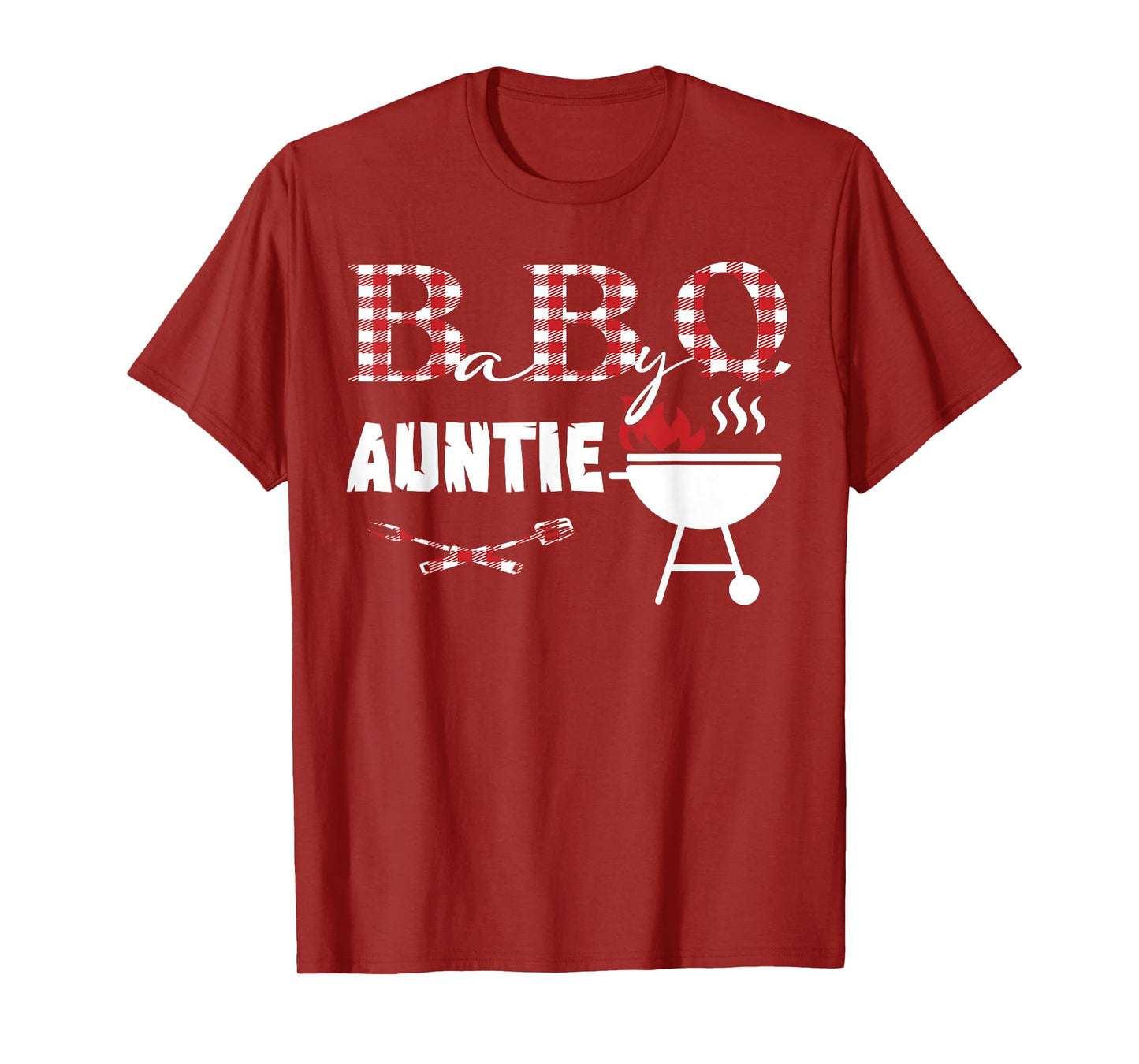 Baby BBQ Auntie Shower Birthday Party Family Matching T-Shirt