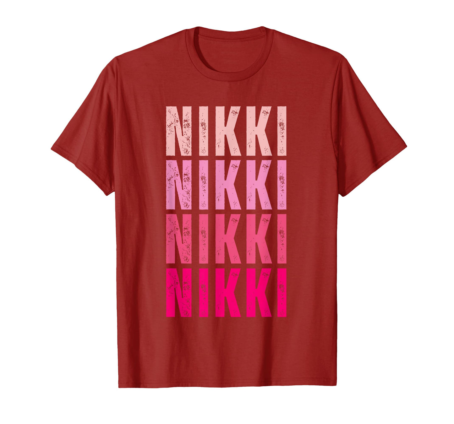 Personalized Name Nikki I Love Nikki Vintage T-Shirt