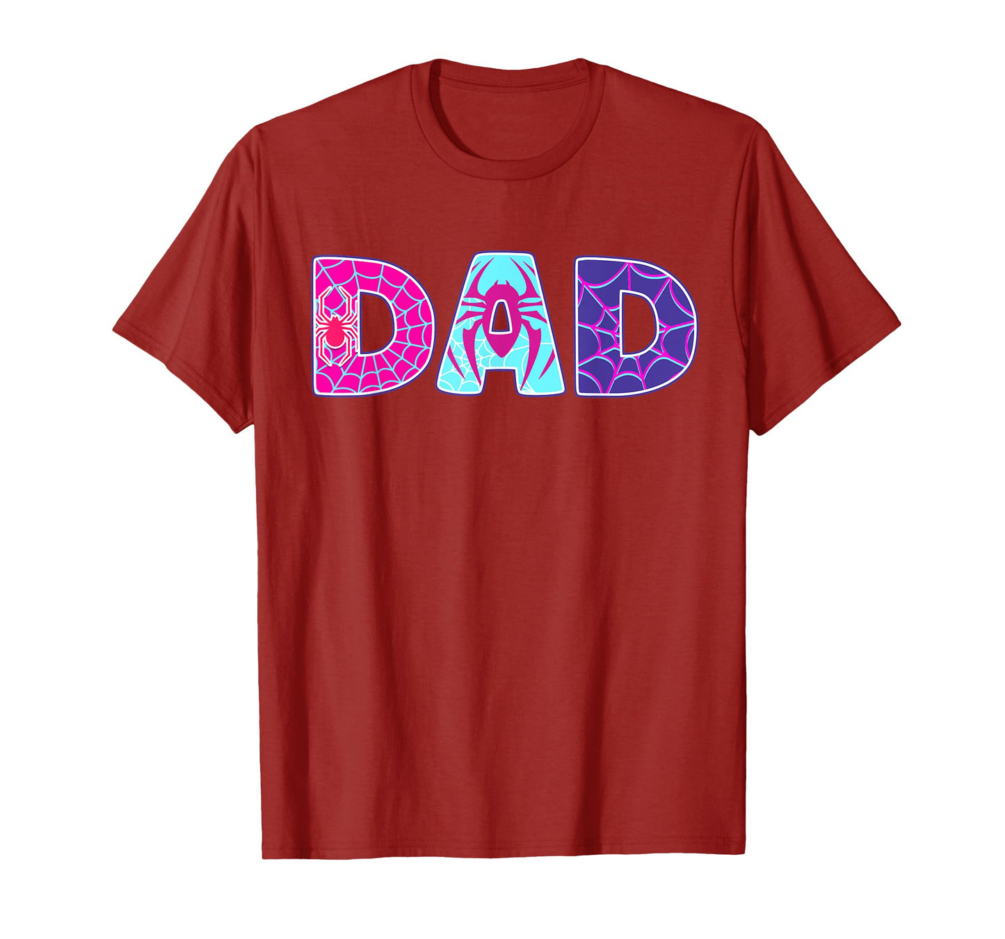 Men Dad Spider Dad Father's Day Family Birthday T-Shirt