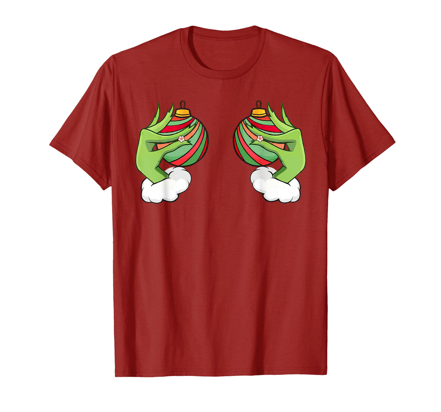 Christmas Ornament Boobs Funny Christmas T-Shirt