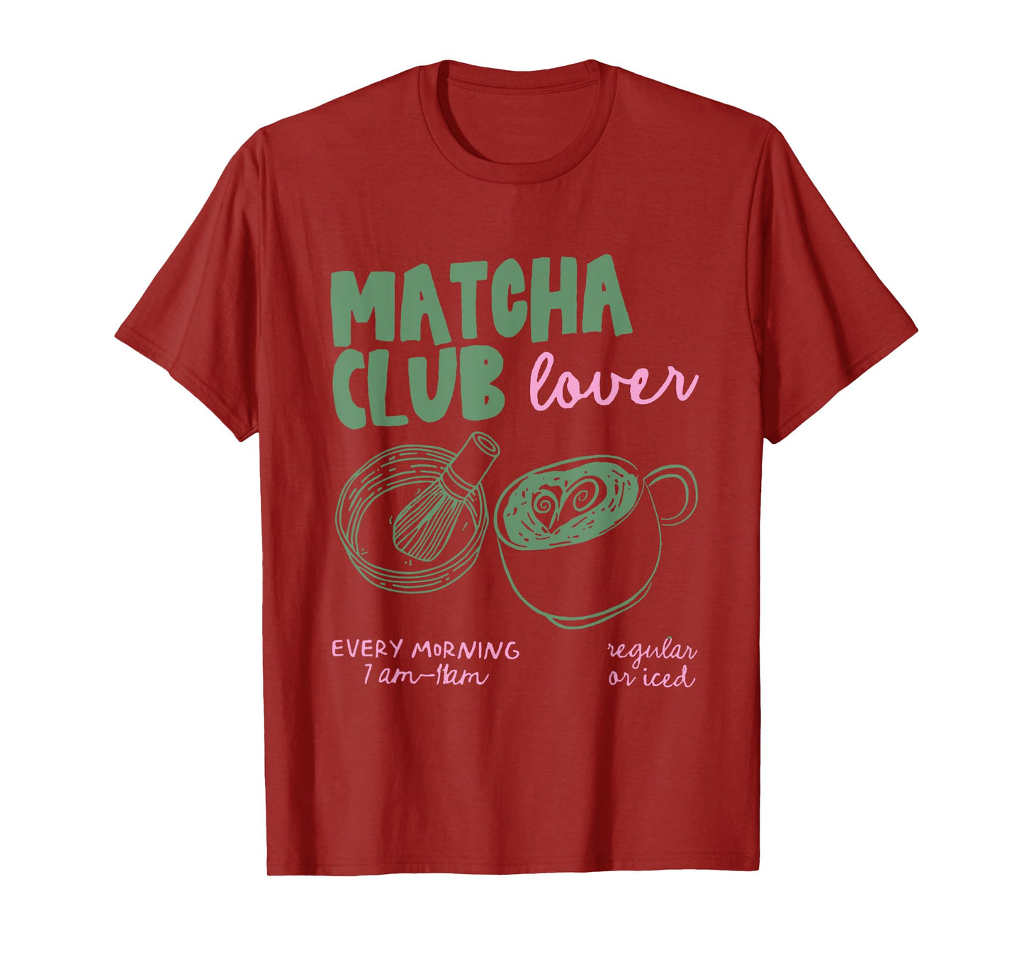 Matcha club lover matcha graphic T-Shirt