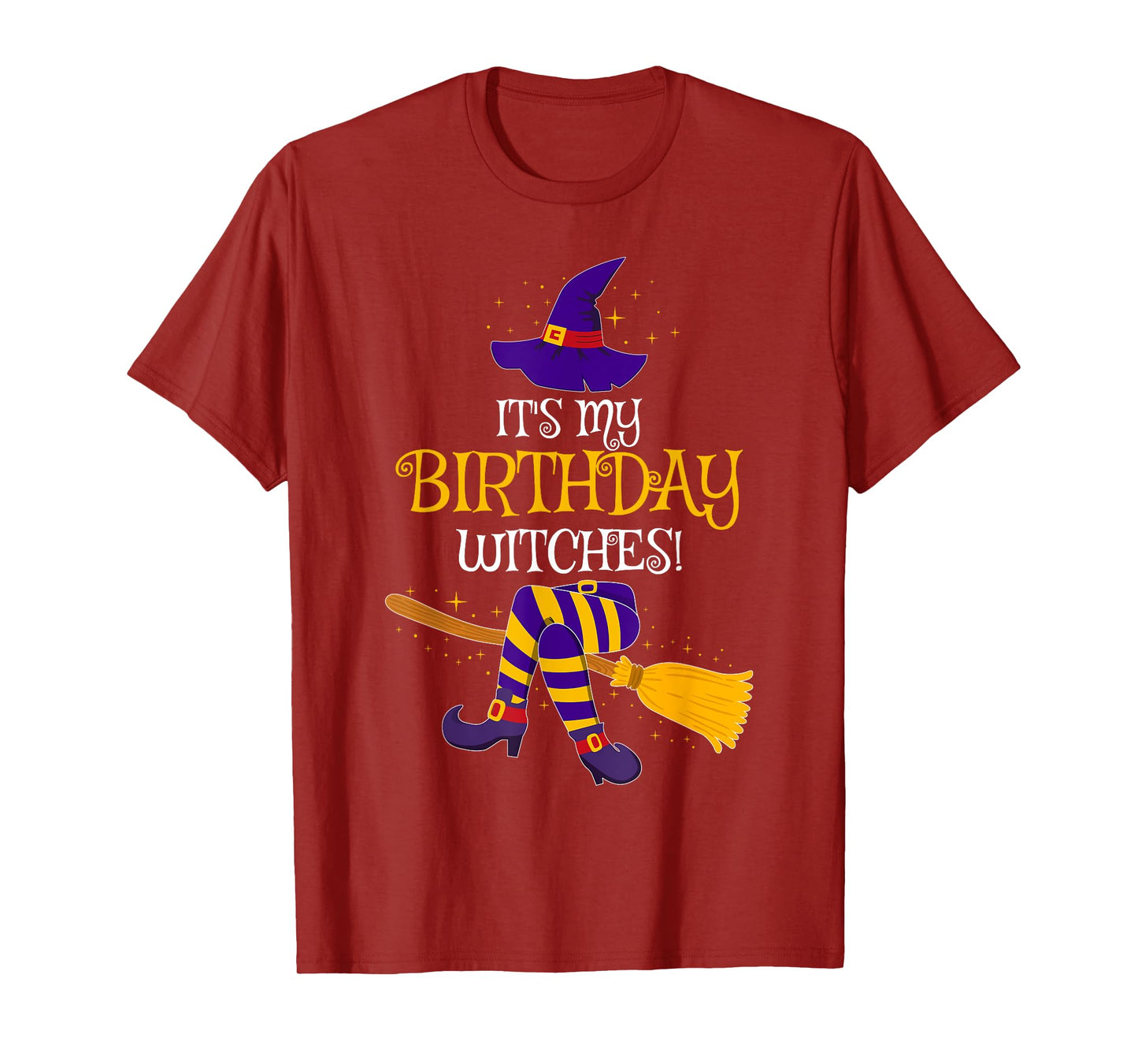 It's My Birthday Witches! Family Matching Costume Halloween T-Shirt