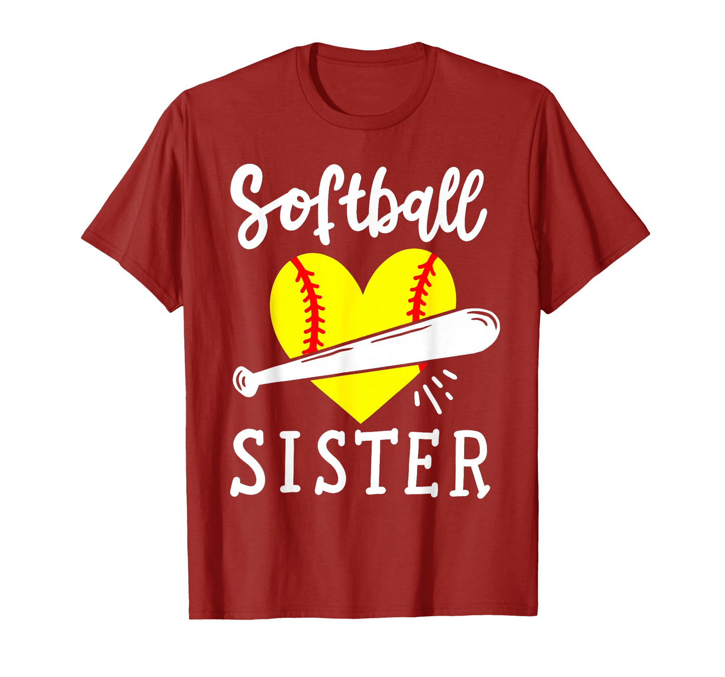 Softball Sister Softball Player T-Shirt