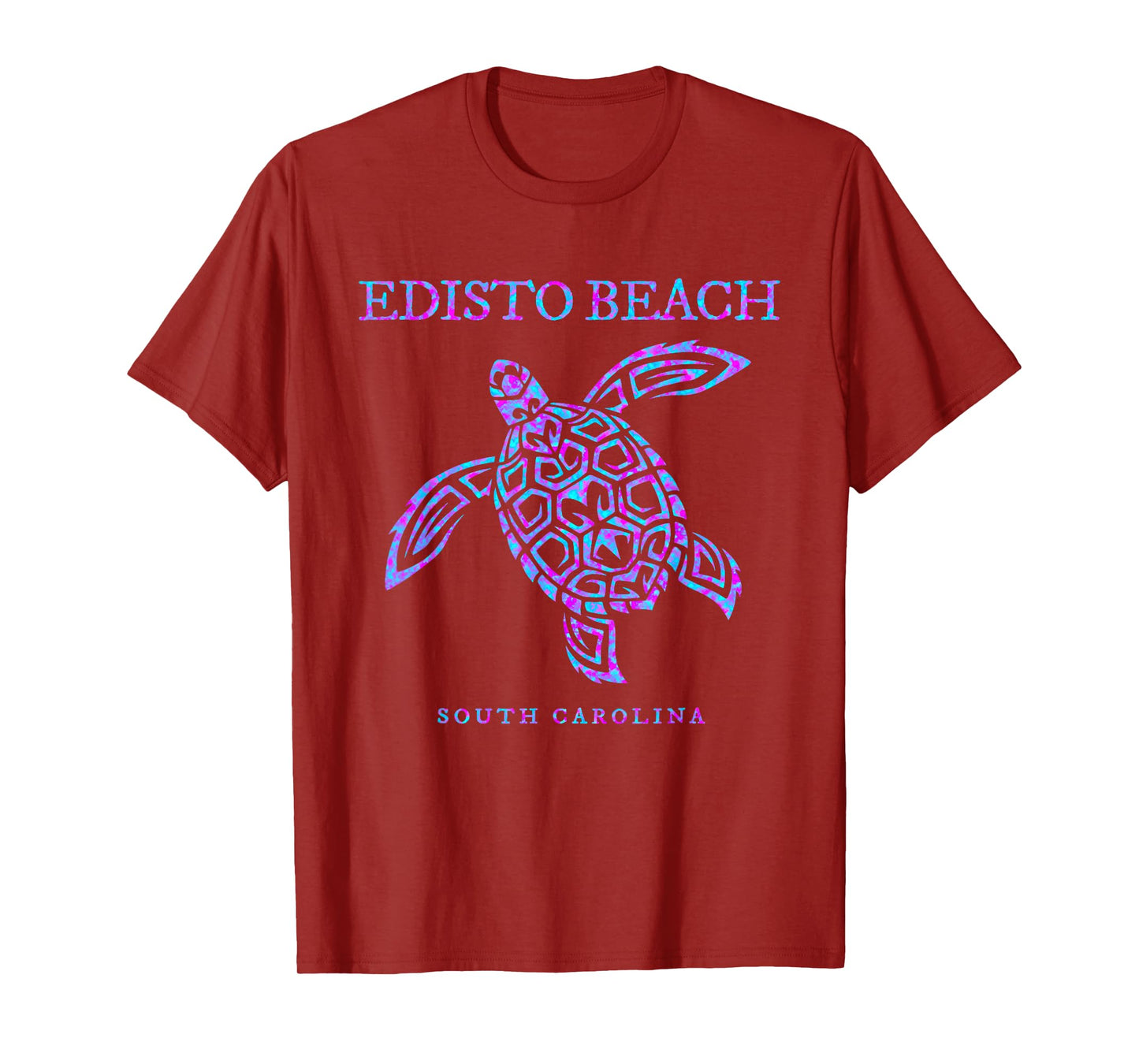 Edisto Beach South Carolina Sea Turtle Beach Vacation Men Women Girls Kids T-Shirt