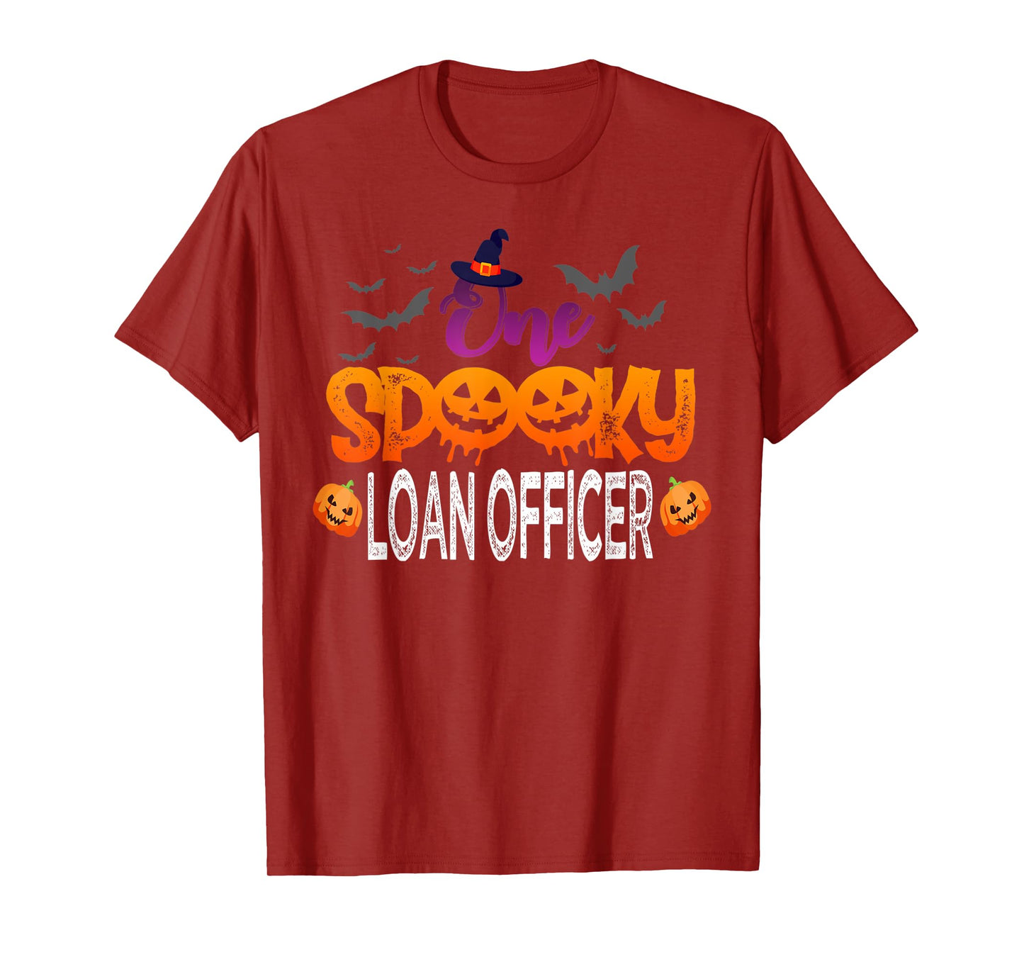 One Spooky Loan Officer Halloween Costume Gift for Men Women T-Shirt