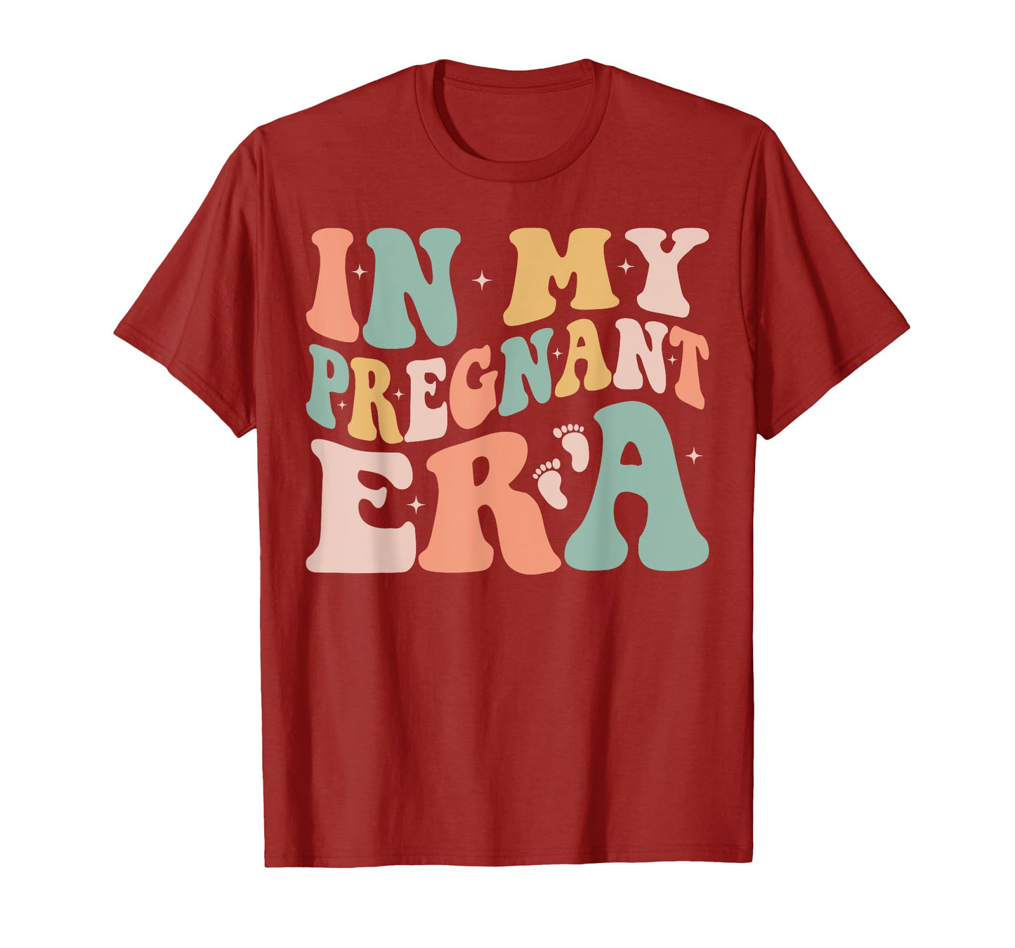In My Pregnant Era Funny Pregnancy Announcement Pregnant T-Shirt