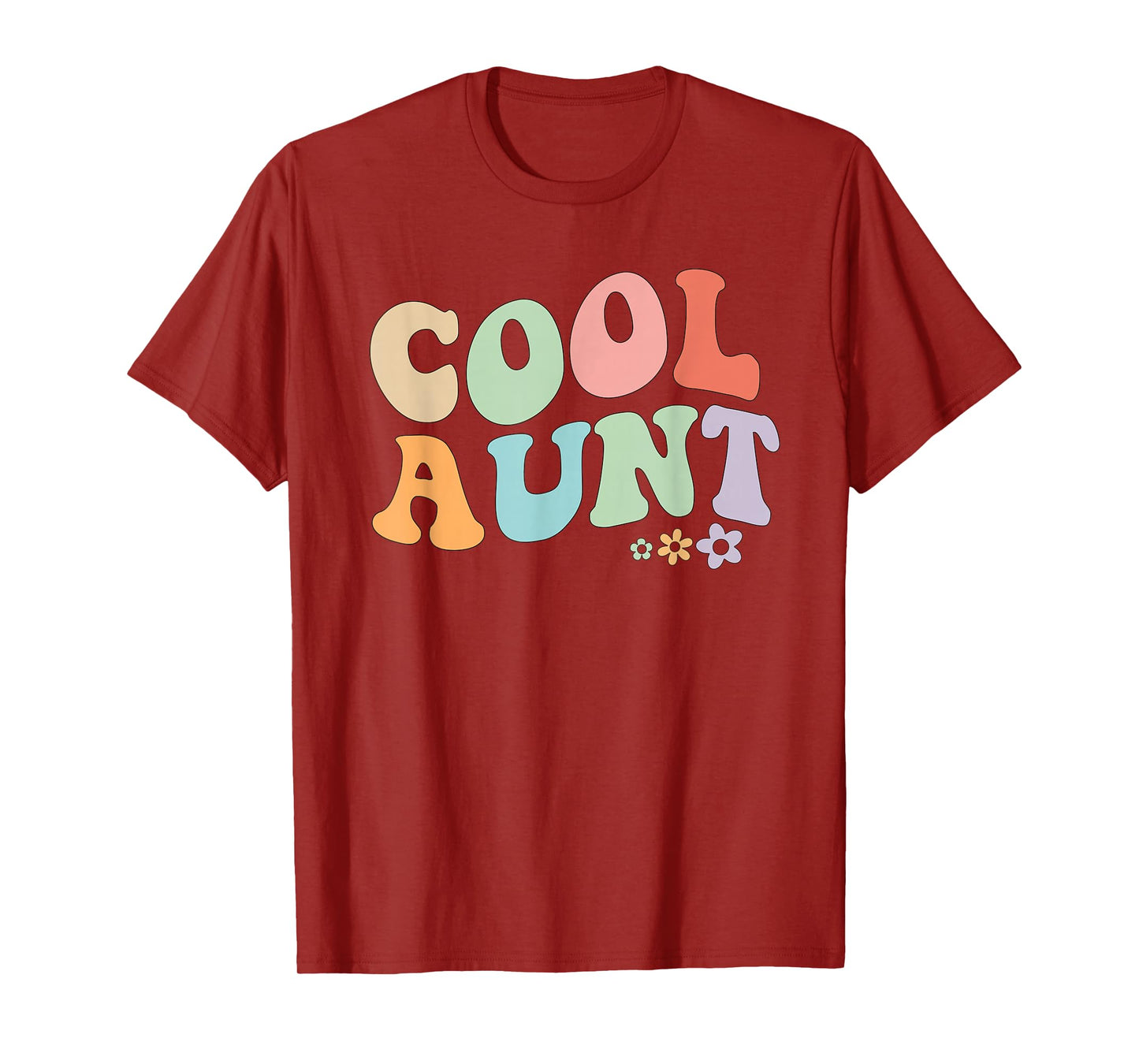 Cool Aunt vintage floral design to auntie from niece T-Shirt