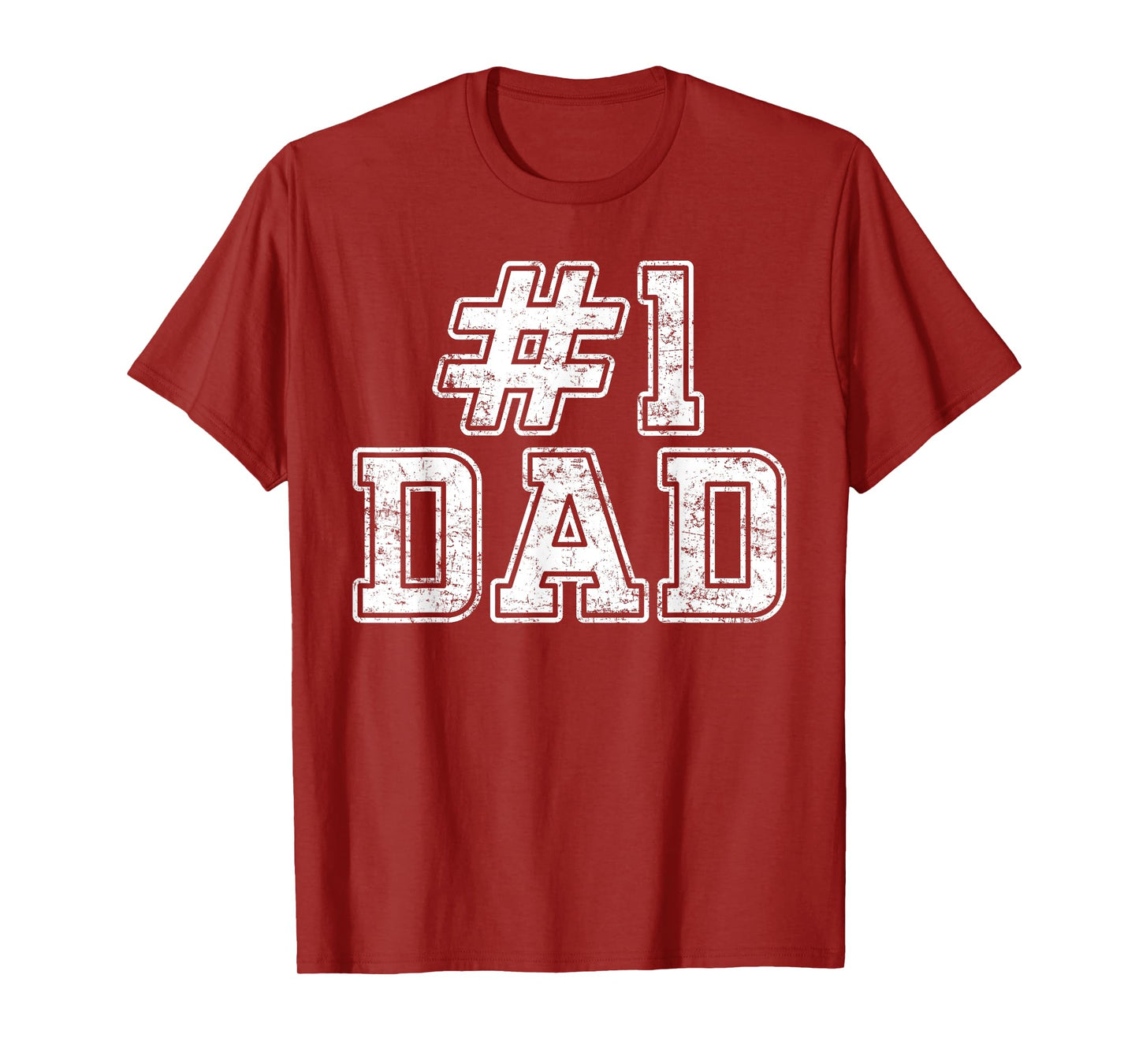 #1 Dad Best Dad Fathers Day Number One Dad T-Shirt