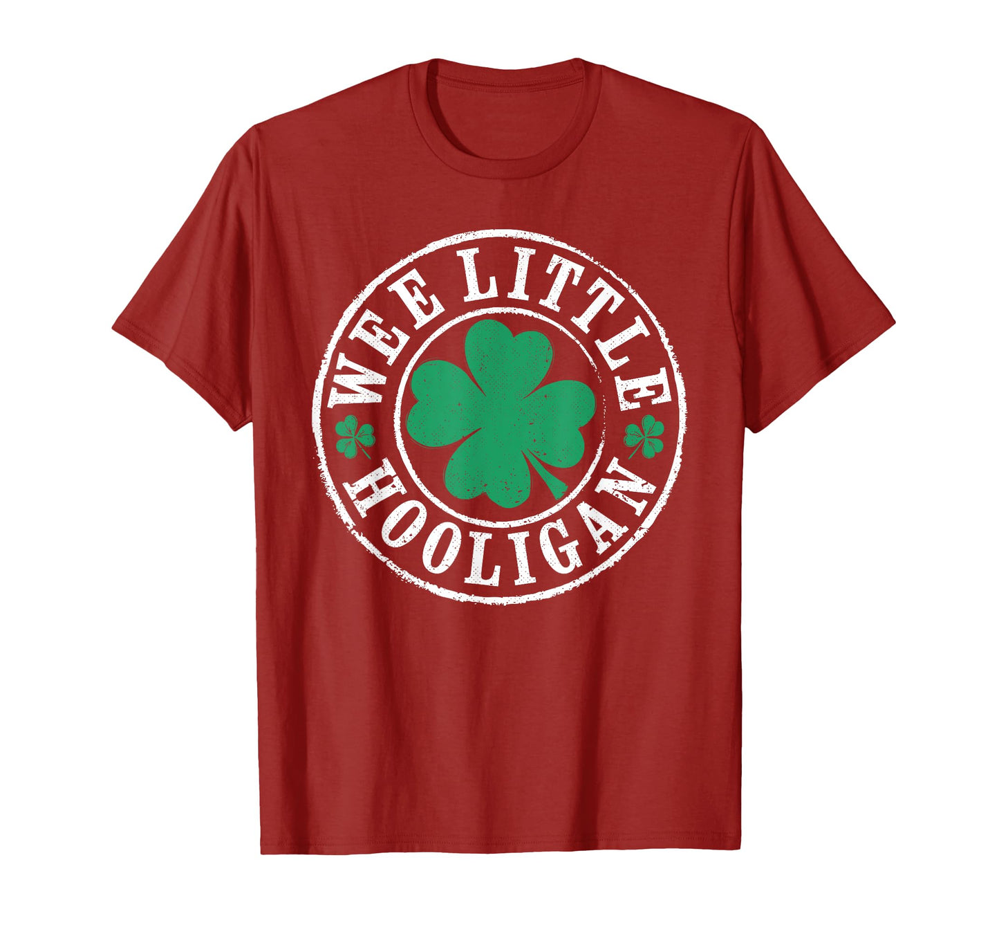 Vintage St Patrick's Day Wee Little Hooligan Toddler Kids T-Shirt