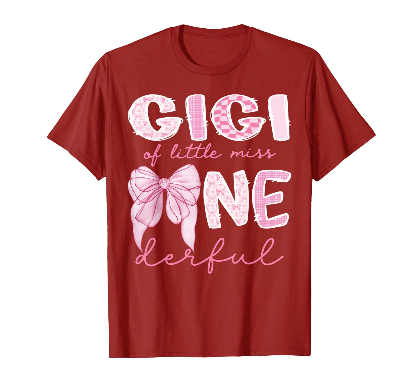 Gigi of Little Miss Onederful First Birthday Girl Coquette T-Shirt