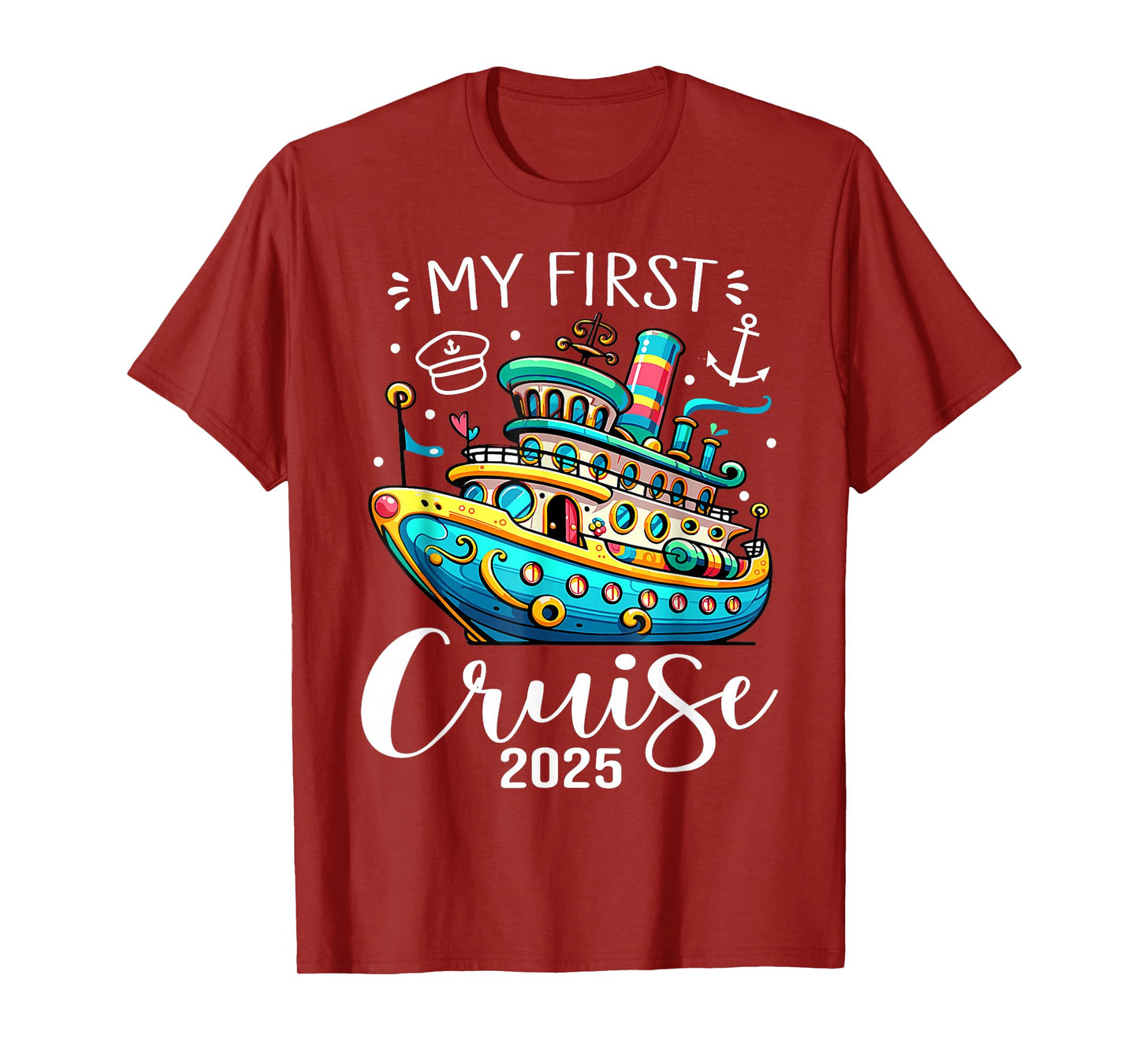 My First Cruise 2025 Cute Family Vacation Cruising T-Shirt